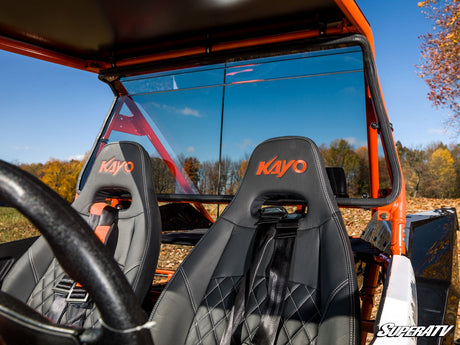 Photo of SuperATV Kayo S200 Rear Windshield by SuperATV - Premium Windshields for UTVs / Side by Sides