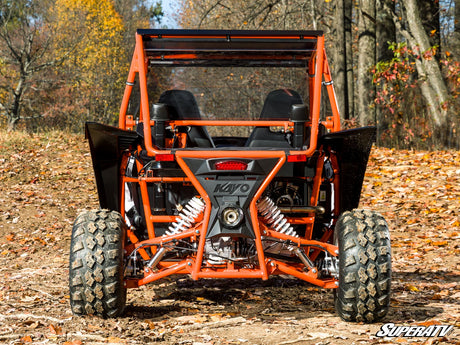 Photo of SuperATV Kayo S200 Rear Windshield by SuperATV - Premium Windshields for UTVs / Side by Sides