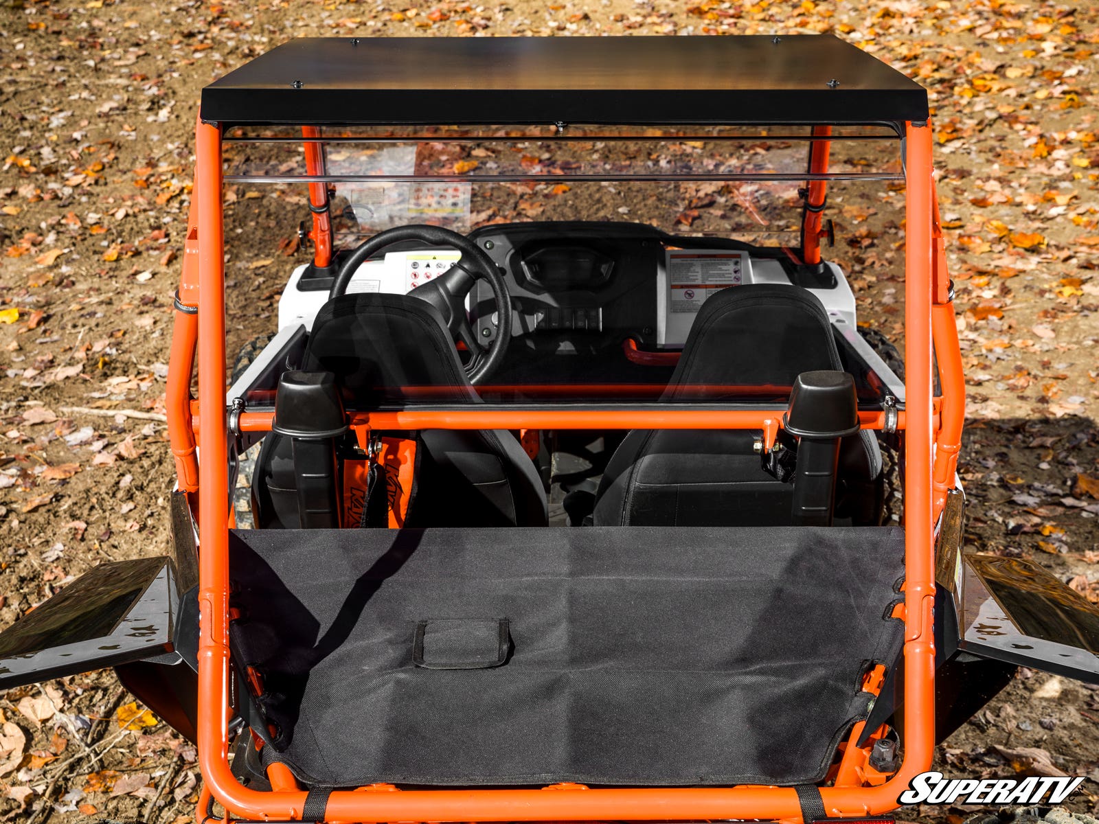 Photo of SuperATV Kayo S200 Rear Windshield by SuperATV - Premium Windshields for UTVs / Side by Sides