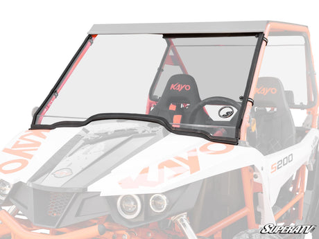 Photo of SuperATV Kayo S200 Scratch-Resistant Full Windshield by SuperATV - Premium Windshields for UTVs / Side by Sides
