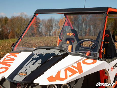 Photo of SuperATV Kayo S200 Scratch-Resistant Full Windshield by SuperATV - Premium Windshields for UTVs / Side by Sides