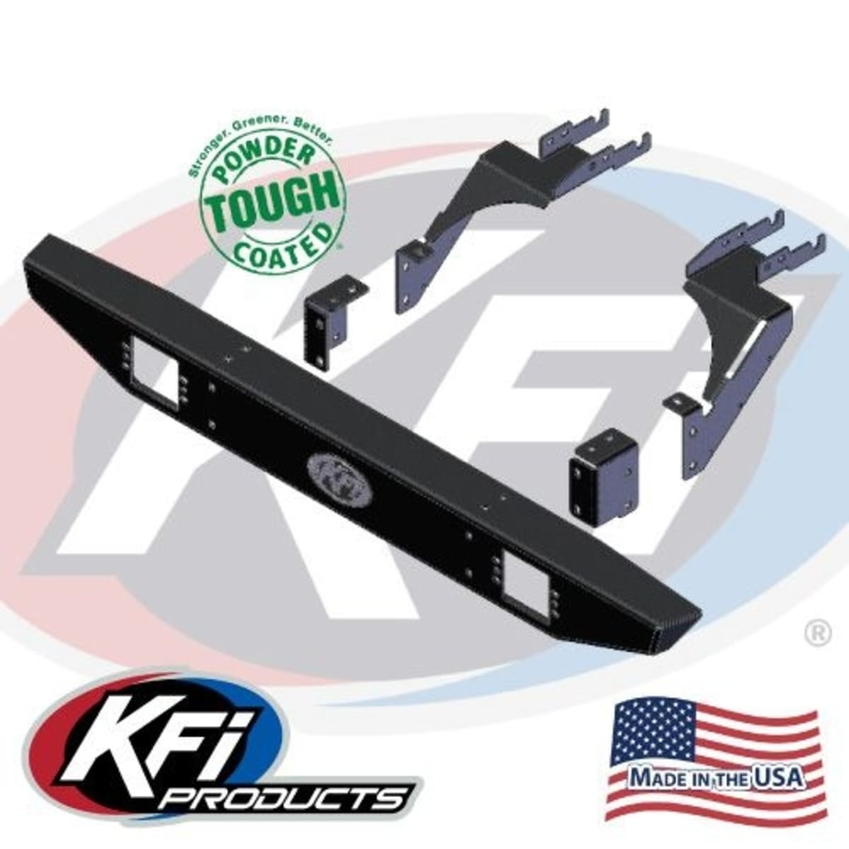 KFI '21+ Polaris General Rear Formed Bumper