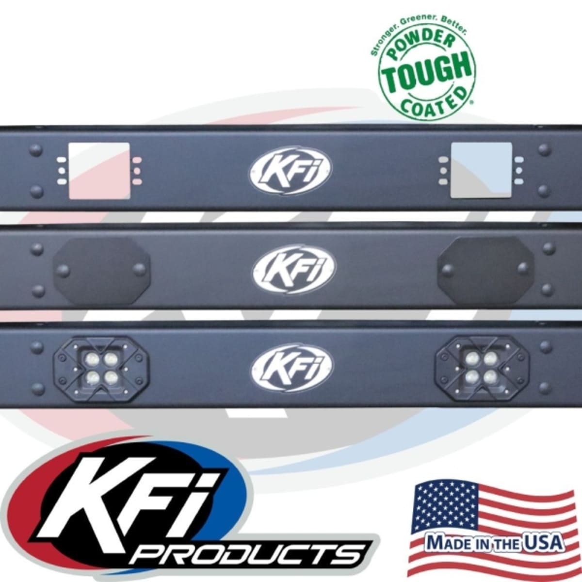 KFI '21+ Polaris General Rear Formed Bumper