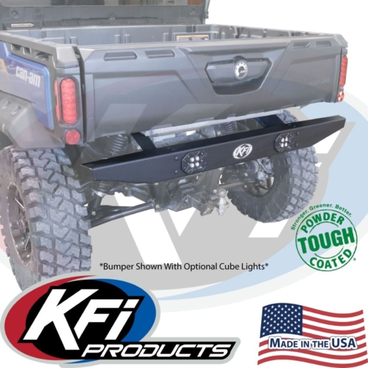 KFI Can-Am Defender Rear Formed Bumper