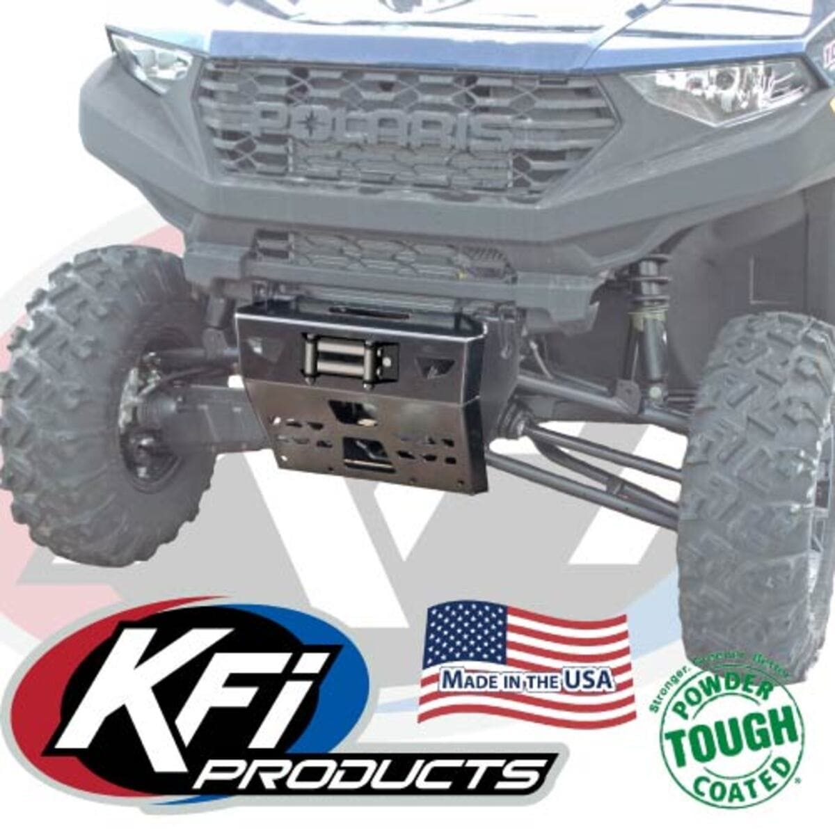 KFI Polaris Ranger 1000/Bobcat Winch Mount