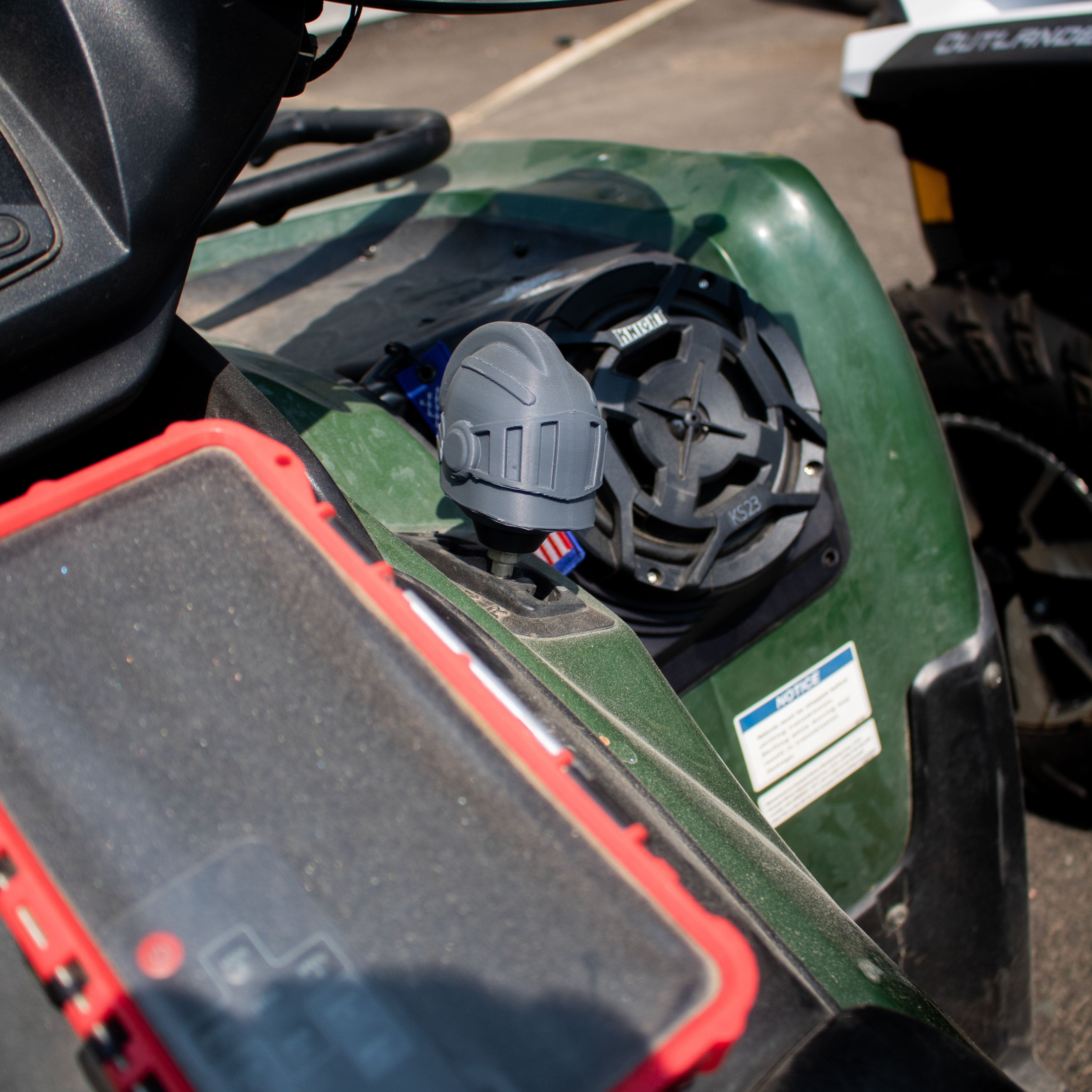 Photo of Shift Knob - King Helmet by Knight ATV - Premium for UTVs / Side by Sides