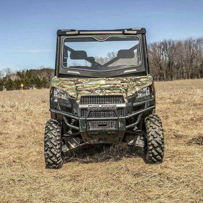 Photo of Polaris Ranger 500 / 570 Midsize Glass Windshield by Kolpin - Premium Windshields for UTVs / Side by Sides