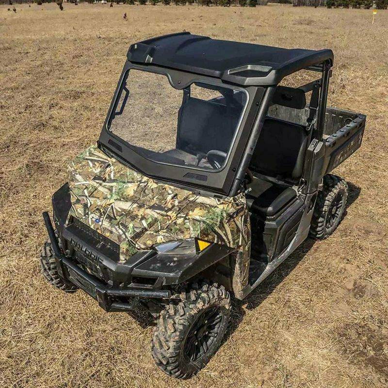 Photo of Polaris Ranger 500 / 570 Midsize Glass Windshield by Kolpin - Premium Windshields for UTVs / Side by Sides