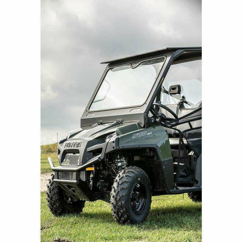 Photo of Polaris Ranger 570 Full-Size Glass Windshield by Kolpin - Premium Windshields for UTVs / Side by Sides