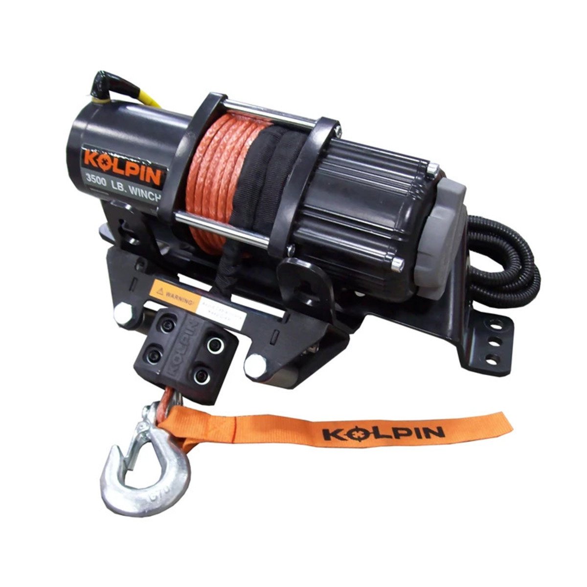 Kolpin Polaris Ranger Quick Mount Winch 3500 lb Synthetic Rope