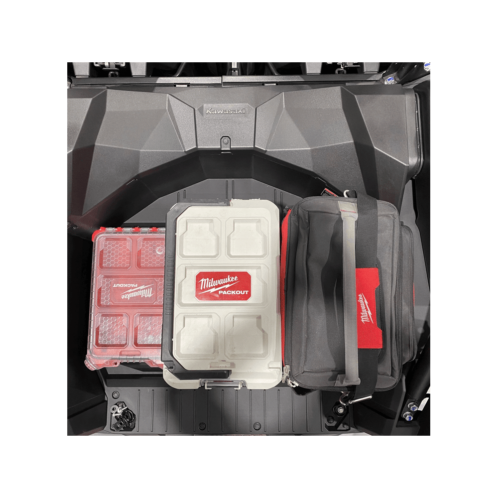 Photo of Kawasaki KRX Packout Mount 1.5 by AJK Offroad - Premium Storage for UTVs / Side by Sides