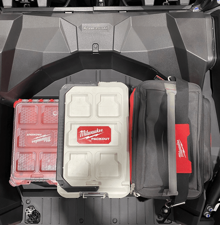 Photo of Kawasaki KRX Packout Mount 1.5 by AJK Offroad - Premium for UTVs / Side by Sides