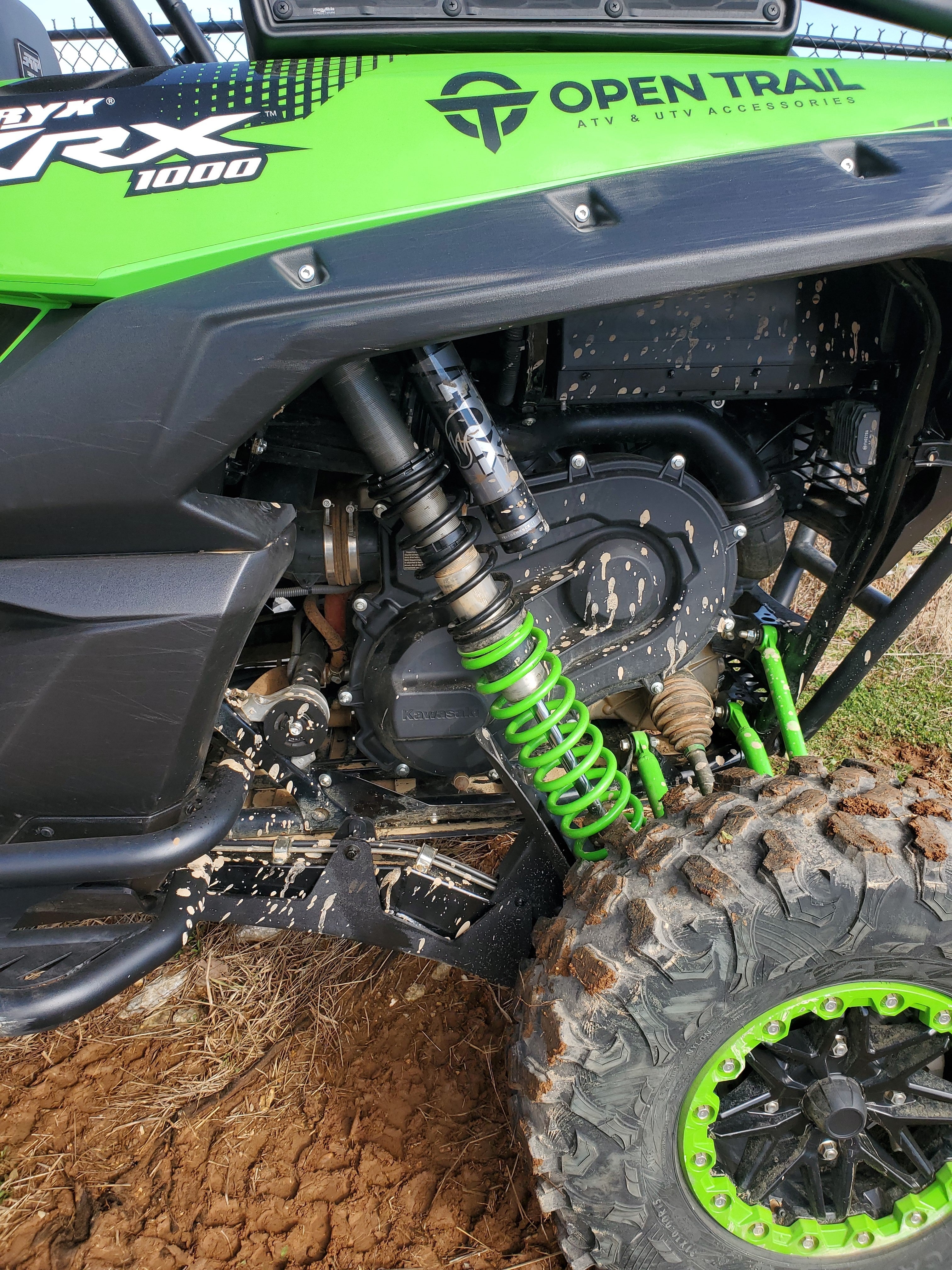 AllThingz UTV Kawasaki KRX 1000 2 Seater Tender Spring Kit - 2-3" Lift + 80% Better Ride (Non Live Valve)