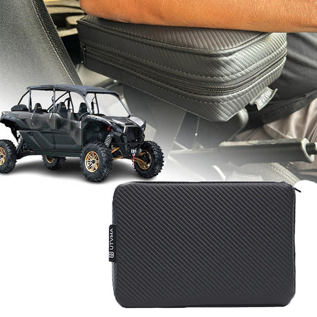 Photo of UTVMA Kawasaki KRX Front Armrest with Bracket (2020-2025) by UTV Mountain Accessories - Premium Arm Rest for UTVs / Side by Sides