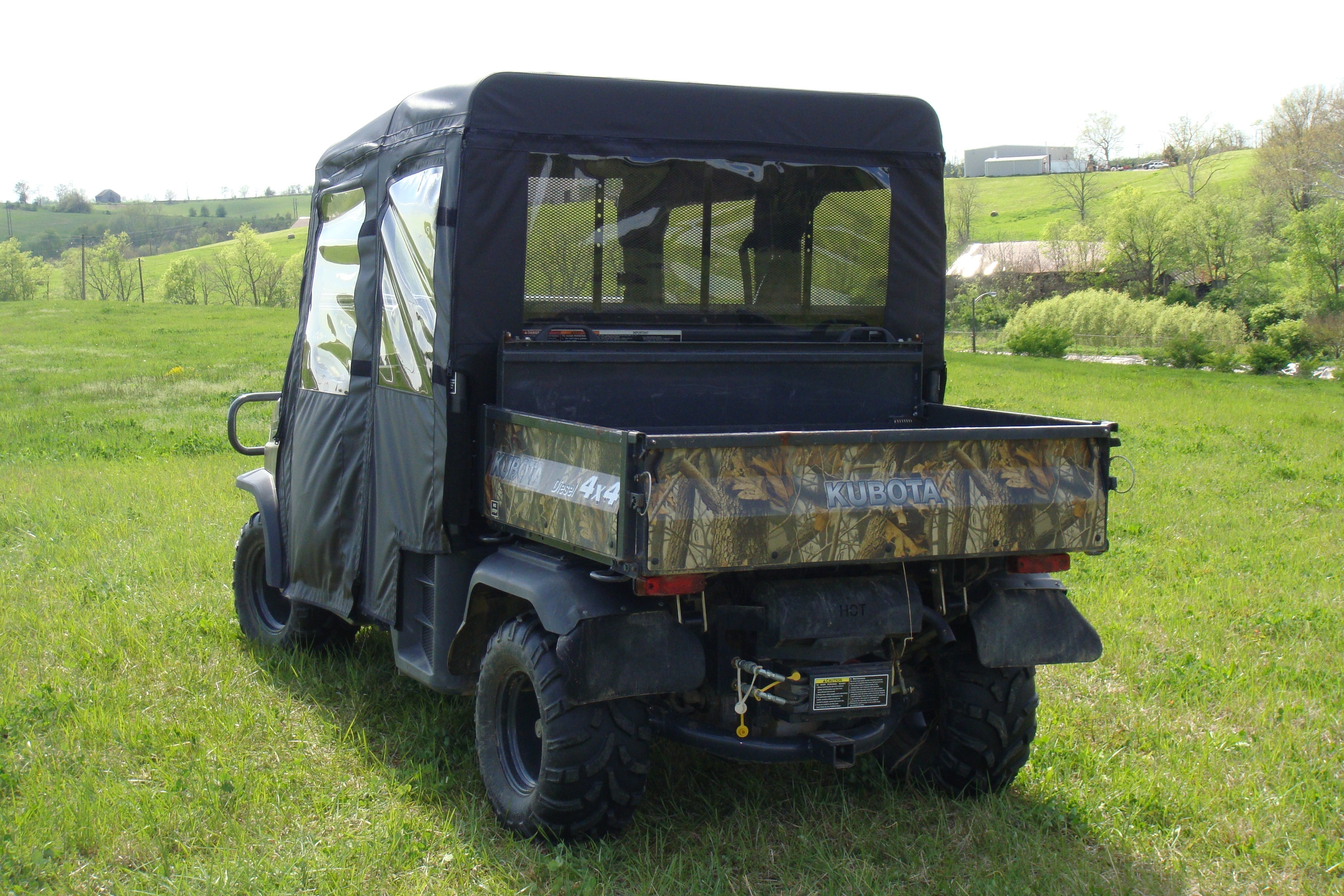 Photo of Kubota RTV 1140 - Door/Rear Window Combo by 3 Star UTV - Premium Enclosures for UTVs / Side by Sides