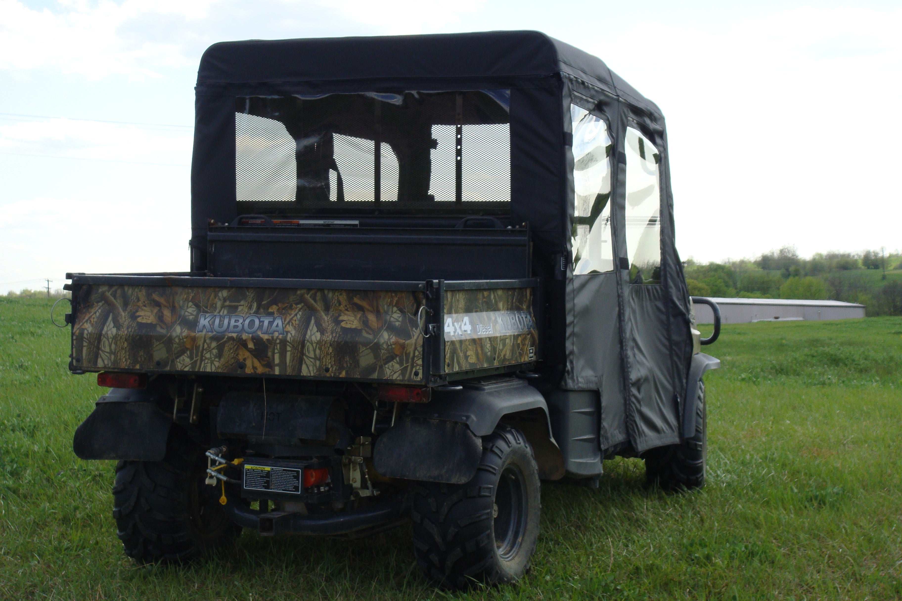 Photo of Kubota RTV 1140 - Full Cab Enclosure with Vinyl Windshield by 3 Star UTV - Premium Enclosures for UTVs / Side by Sides