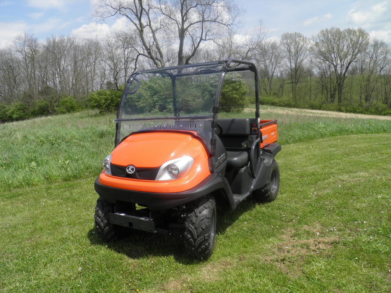 Photo of Kubota RTV 400/500/520 - 2 Pc General-Purpose Windshield by 3 Star UTV - Premium Windshields for UTVs / Side by Sides