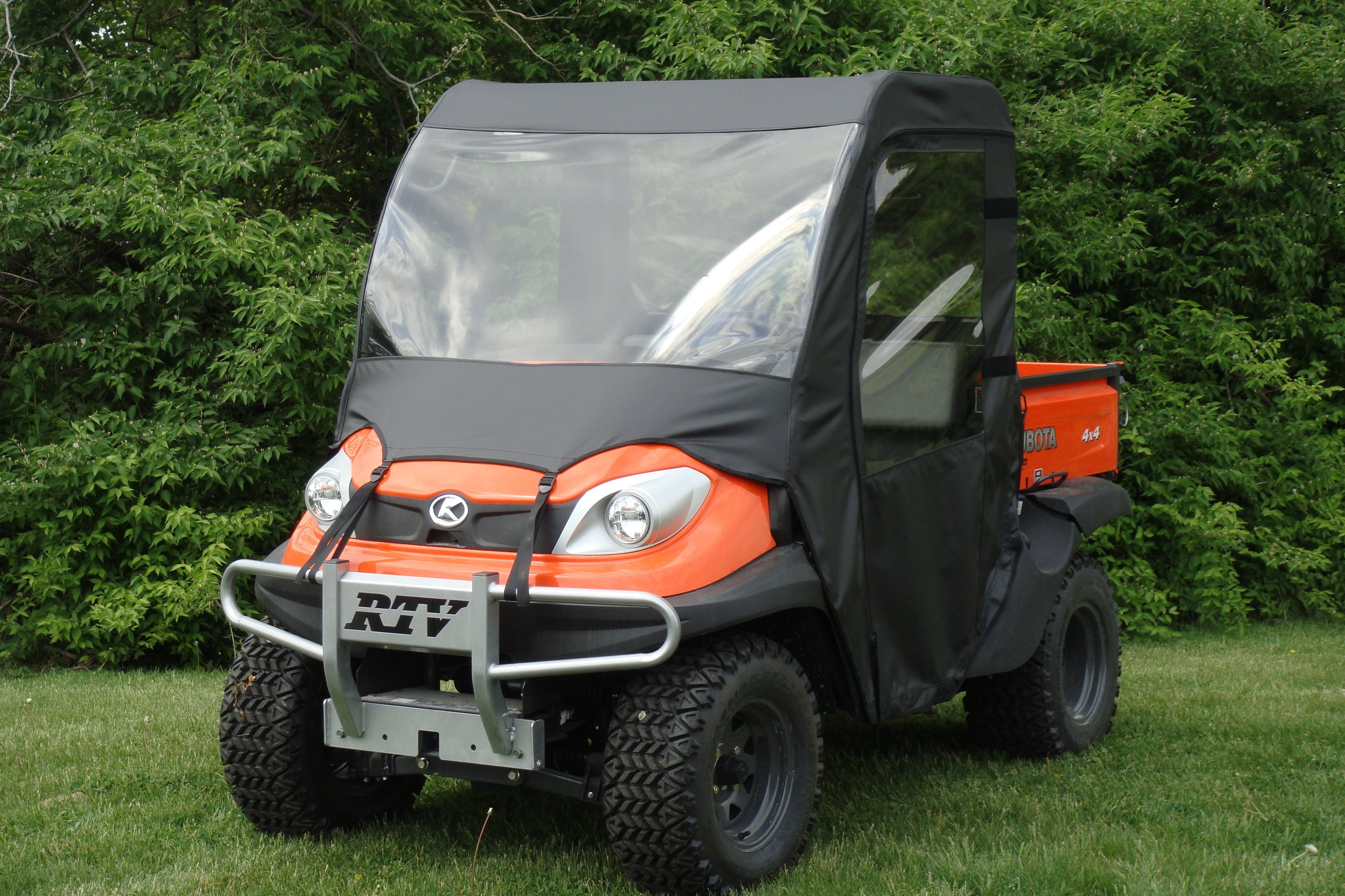 Photo of Kubota RTV 400/500/520 - Full Cab Enclosure with Vinyl Windshield by 3 Star UTV - Premium Enclosures for UTVs / Side by Sides
