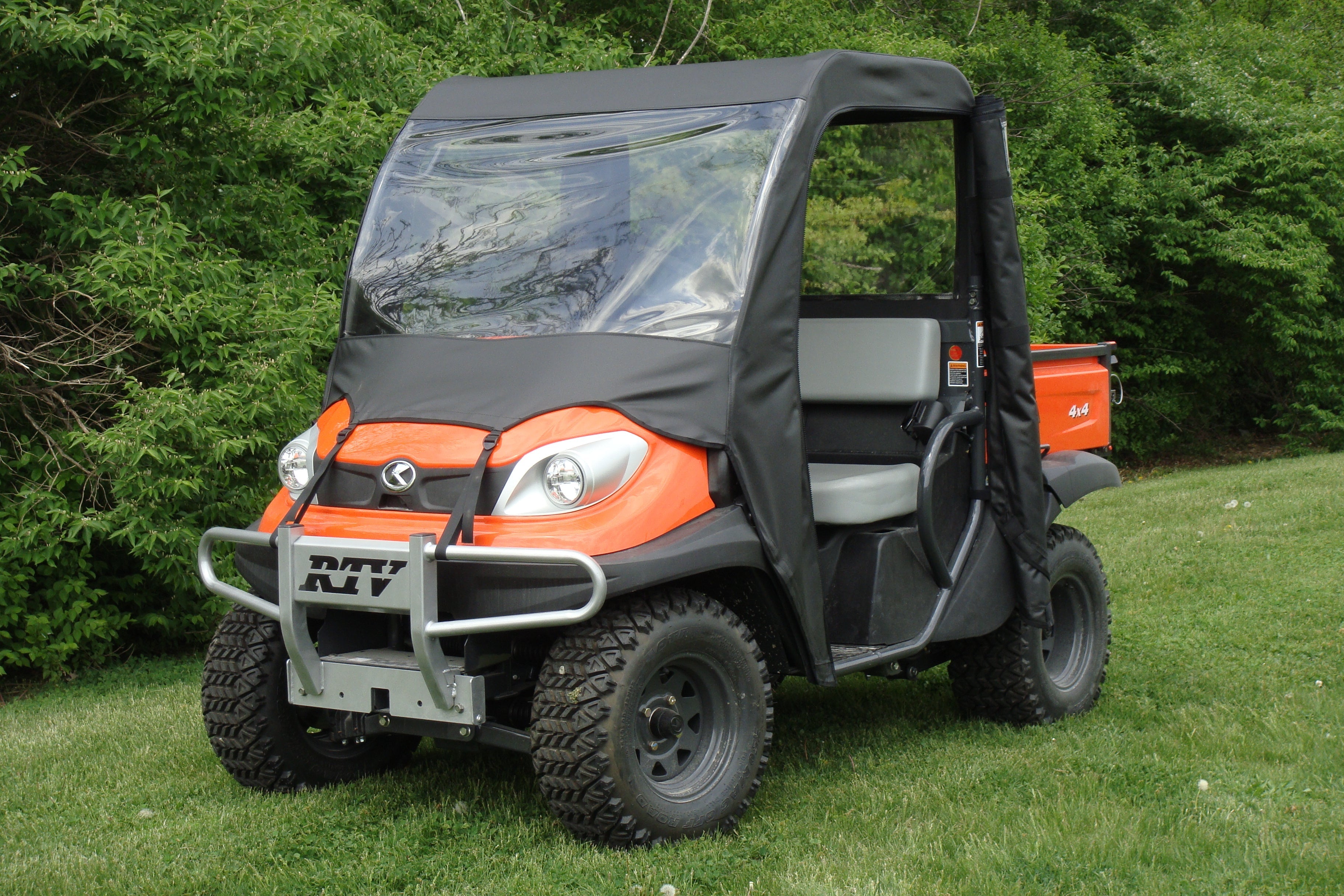 Photo of Kubota RTV 400/500/520 - Full Cab Enclosure with Vinyl Windshield by 3 Star UTV - Premium Enclosures for UTVs / Side by Sides