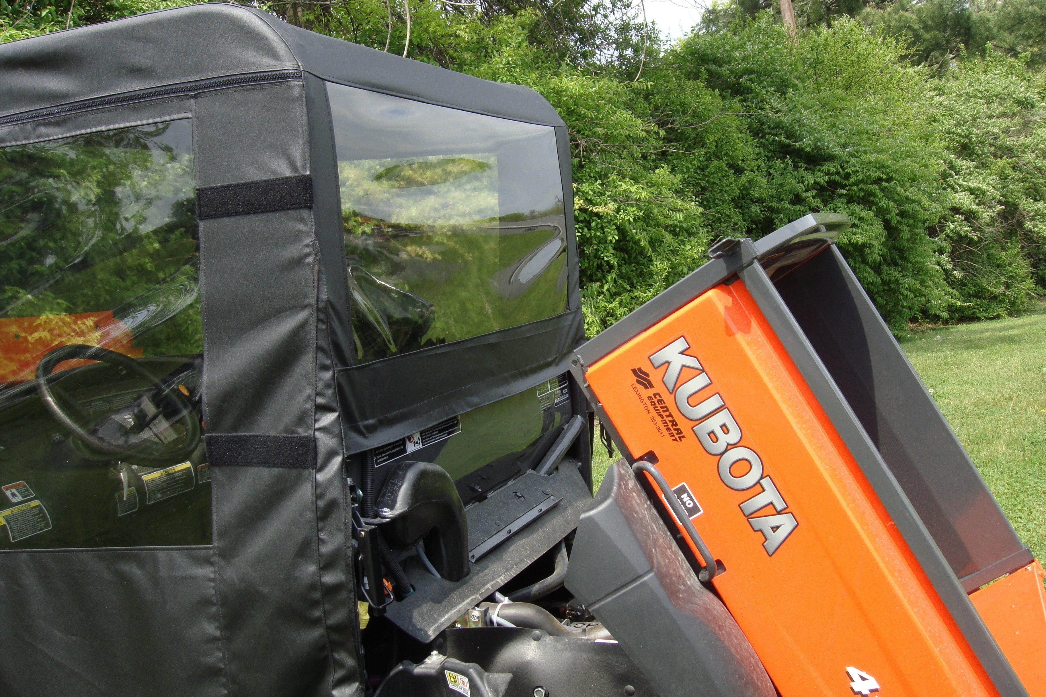 Photo of Kubota RTV 400/500/520 - Full Cab Enclosure for Hard Windshield by 3 Star UTV - Premium Enclosures for UTVs / Side by Sides