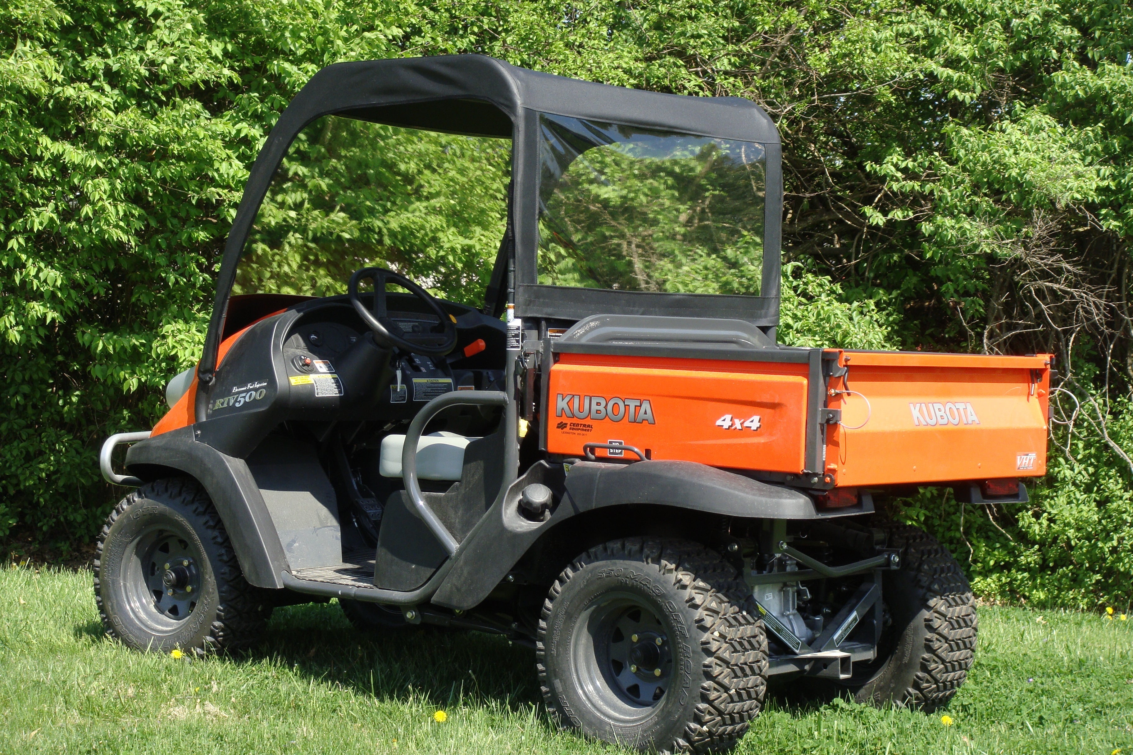 Photo of Kubota RTV 400/500/520 - Vinyl Windshield/Top/Rear Combo by 3 Star UTV - Premium Enclosures for UTVs / Side by Sides