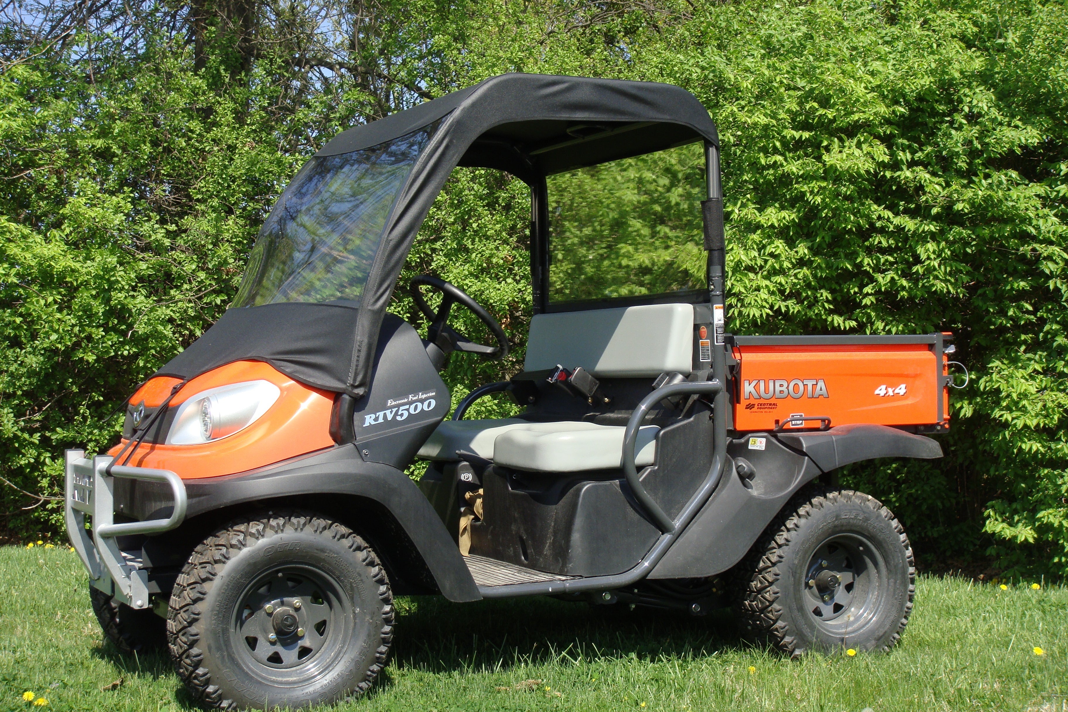 Photo of Kubota RTV 400/500/520 - Vinyl Windshield/Top/Rear Combo by 3 Star UTV - Premium Enclosures for UTVs / Side by Sides