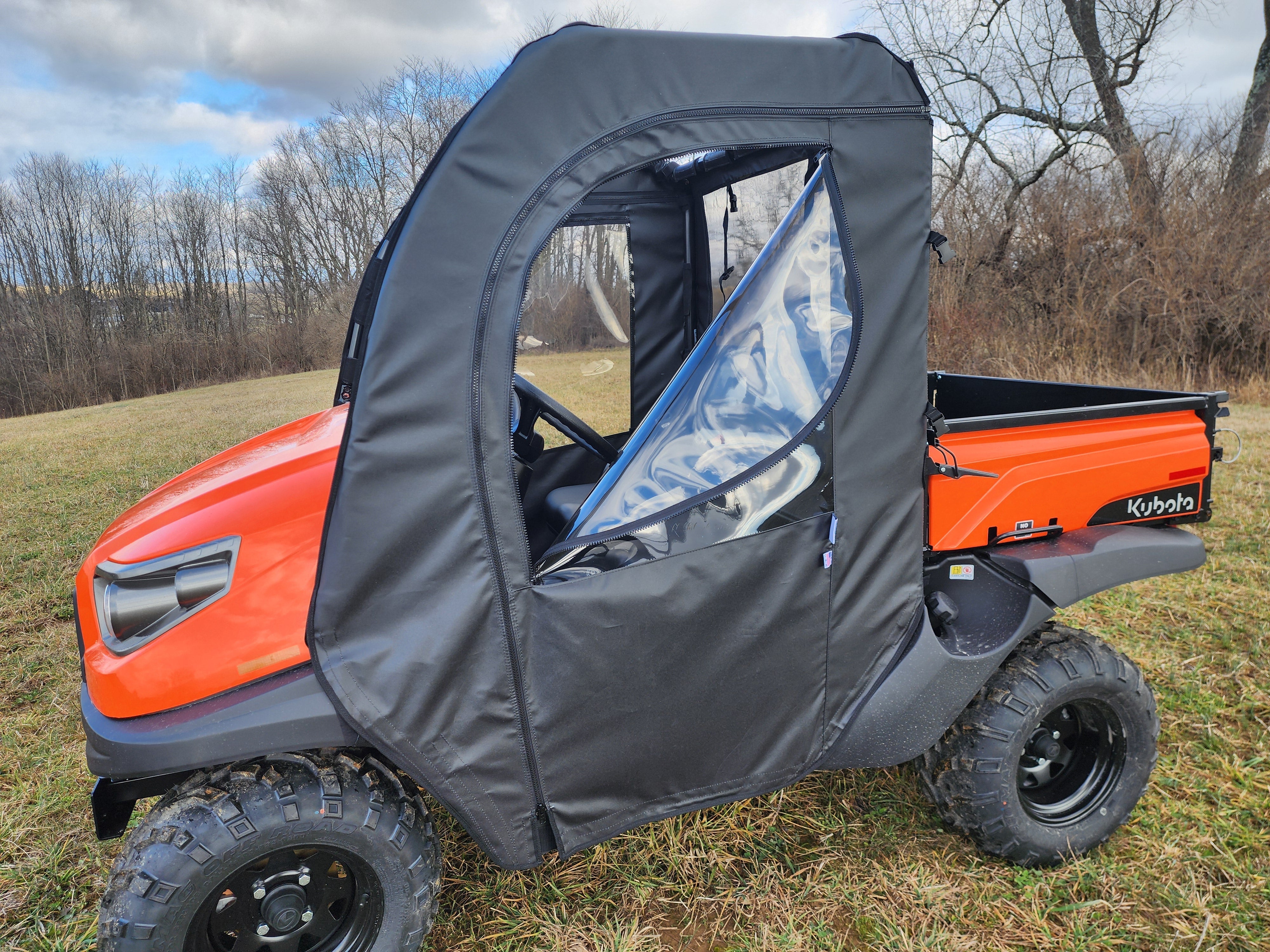 Photo of Kubota RTV 400/500/520 - Door/Rear Window Combo by 3 Star UTV - Premium Enclosures for UTVs / Side by Sides