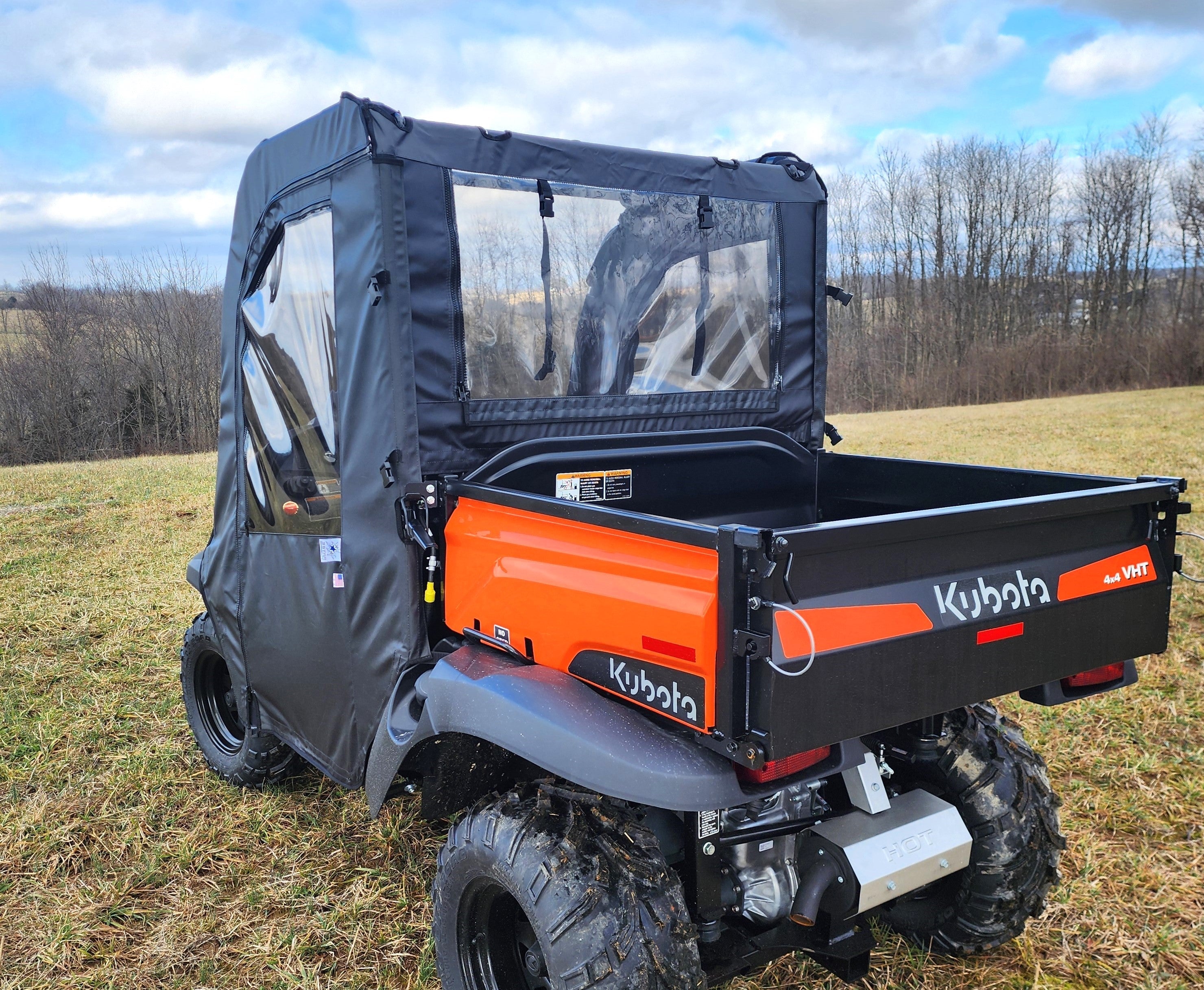 Photo of Kubota RTV 400/500/520 - Door/Rear Window Combo by 3 Star UTV - Premium Enclosures for UTVs / Side by Sides