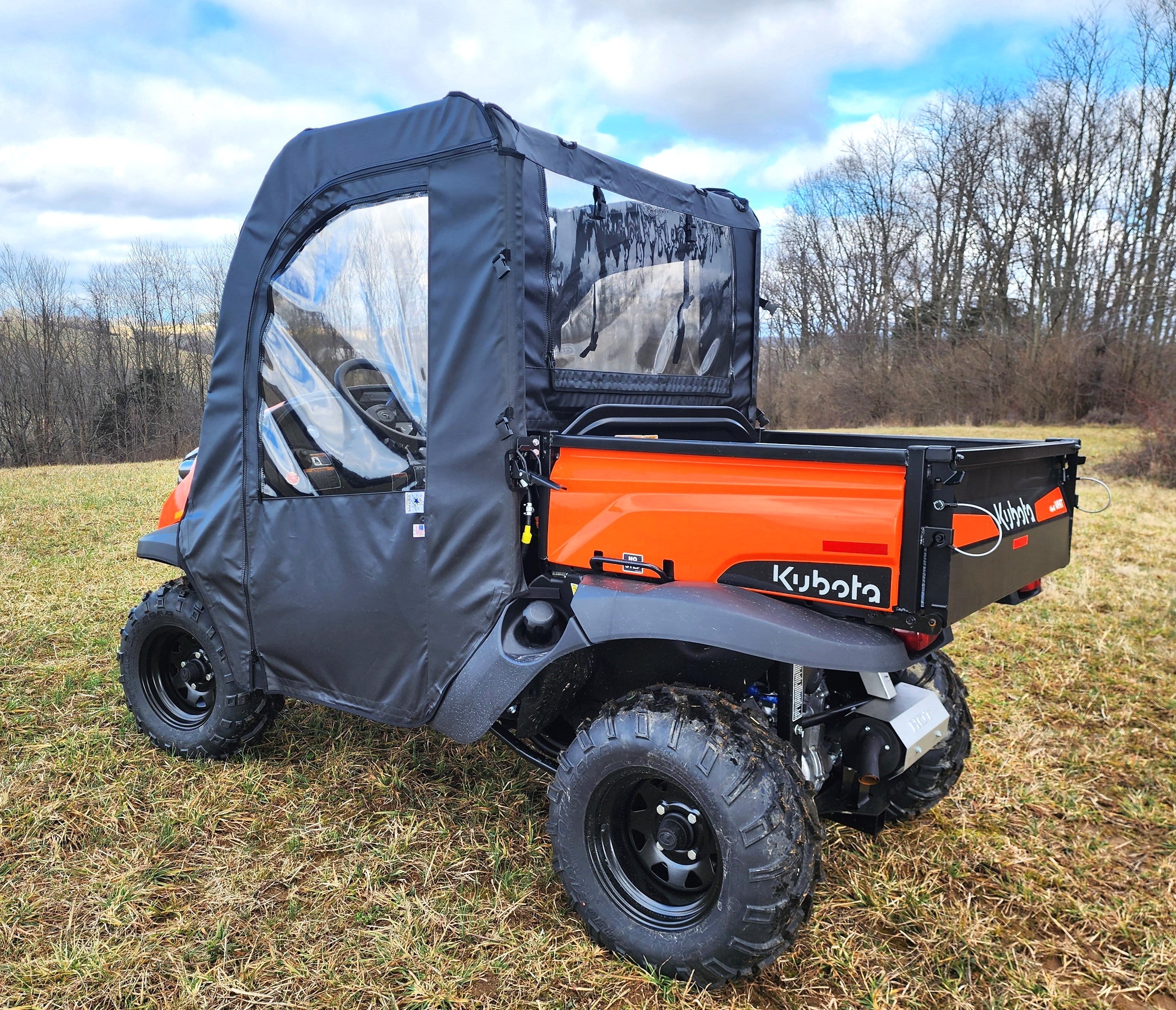 Photo of Kubota RTV 400/500/520 - Door/Rear Window Combo by 3 Star UTV - Premium Enclosures for UTVs / Side by Sides