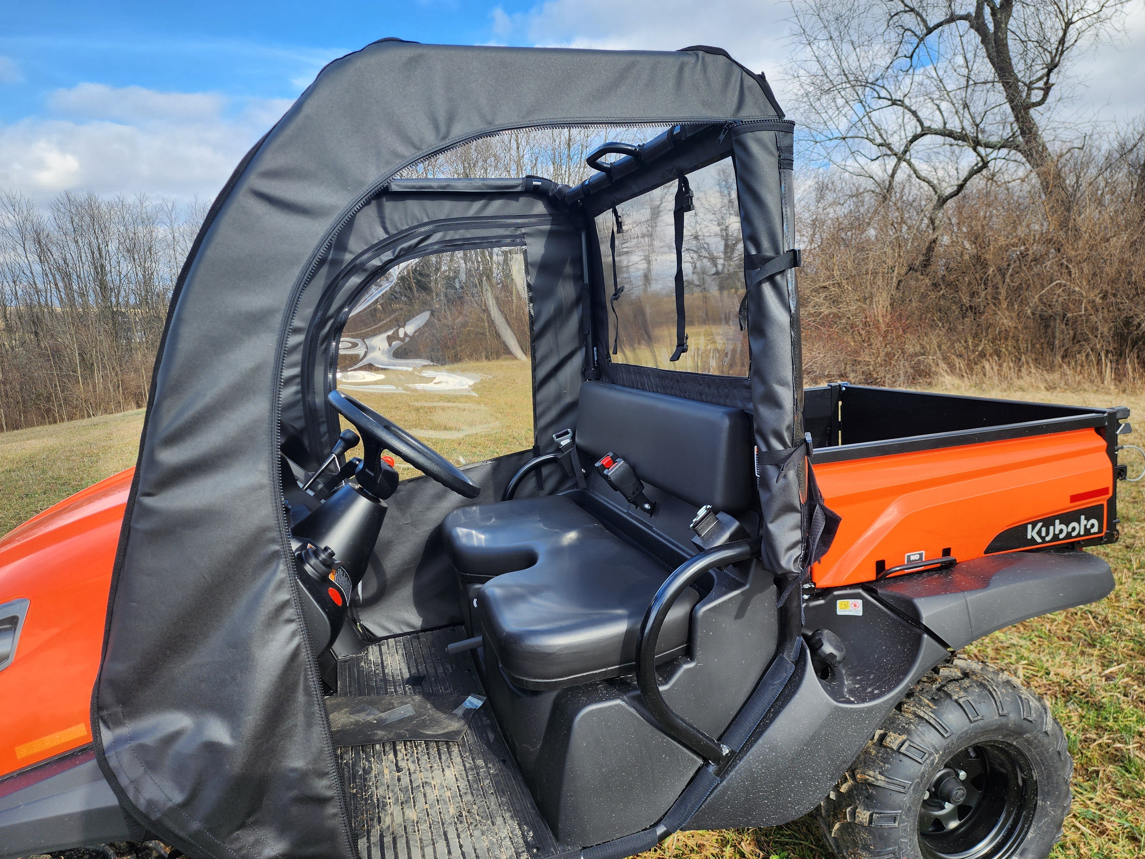 Photo of Kubota RTV 400/500/520 - Door/Rear Window Combo by 3 Star UTV - Premium Enclosures for UTVs / Side by Sides