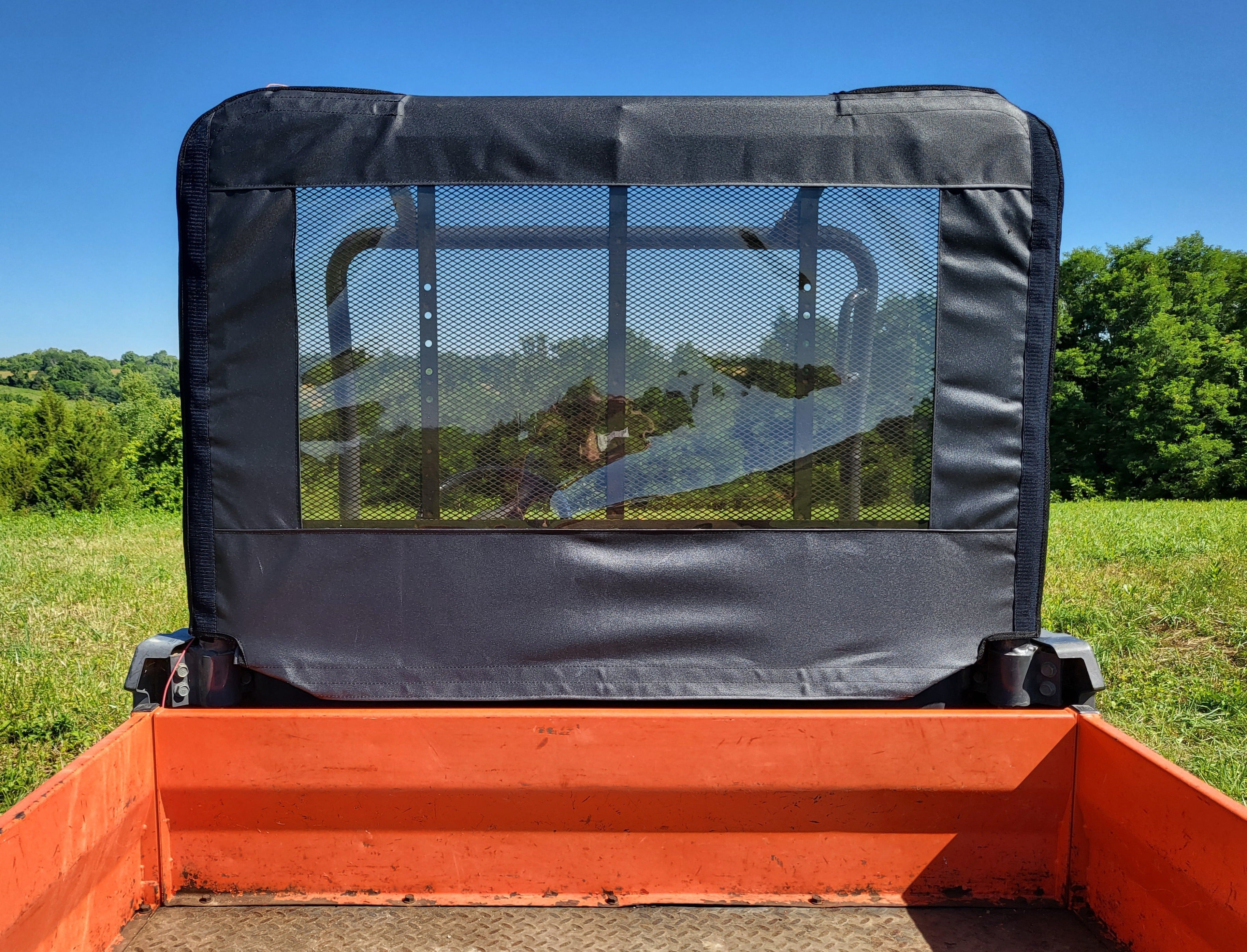Photo of Kubota RTV 900/1120 - Soft Back Panel by 3 Star UTV - Premium Enclosures for UTVs / Side by Sides