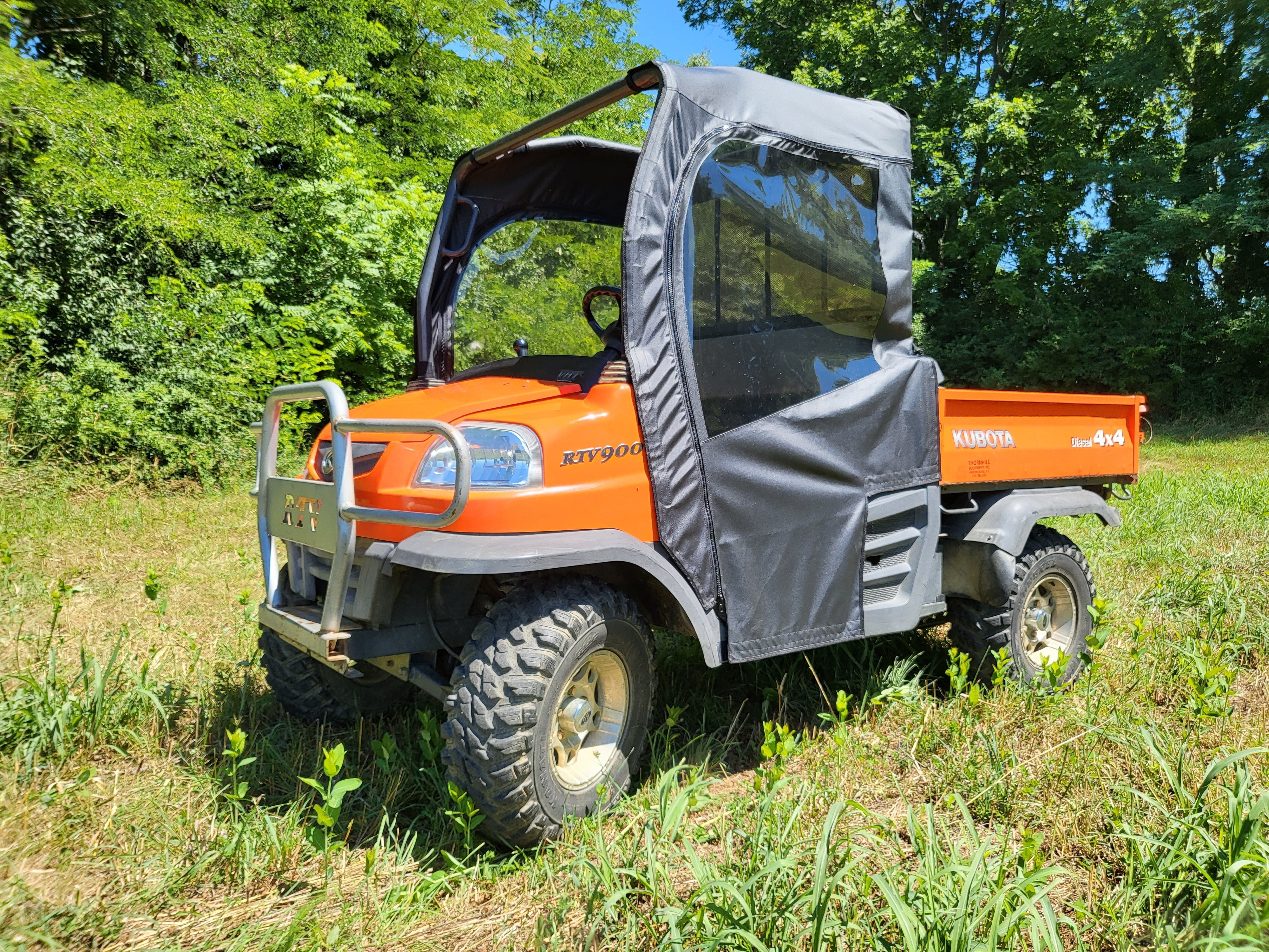 Photo of Kubota RTV 900/1120 - Door/Rear Window Combo by 3 Star UTV - Premium Enclosures for UTVs / Side by Sides