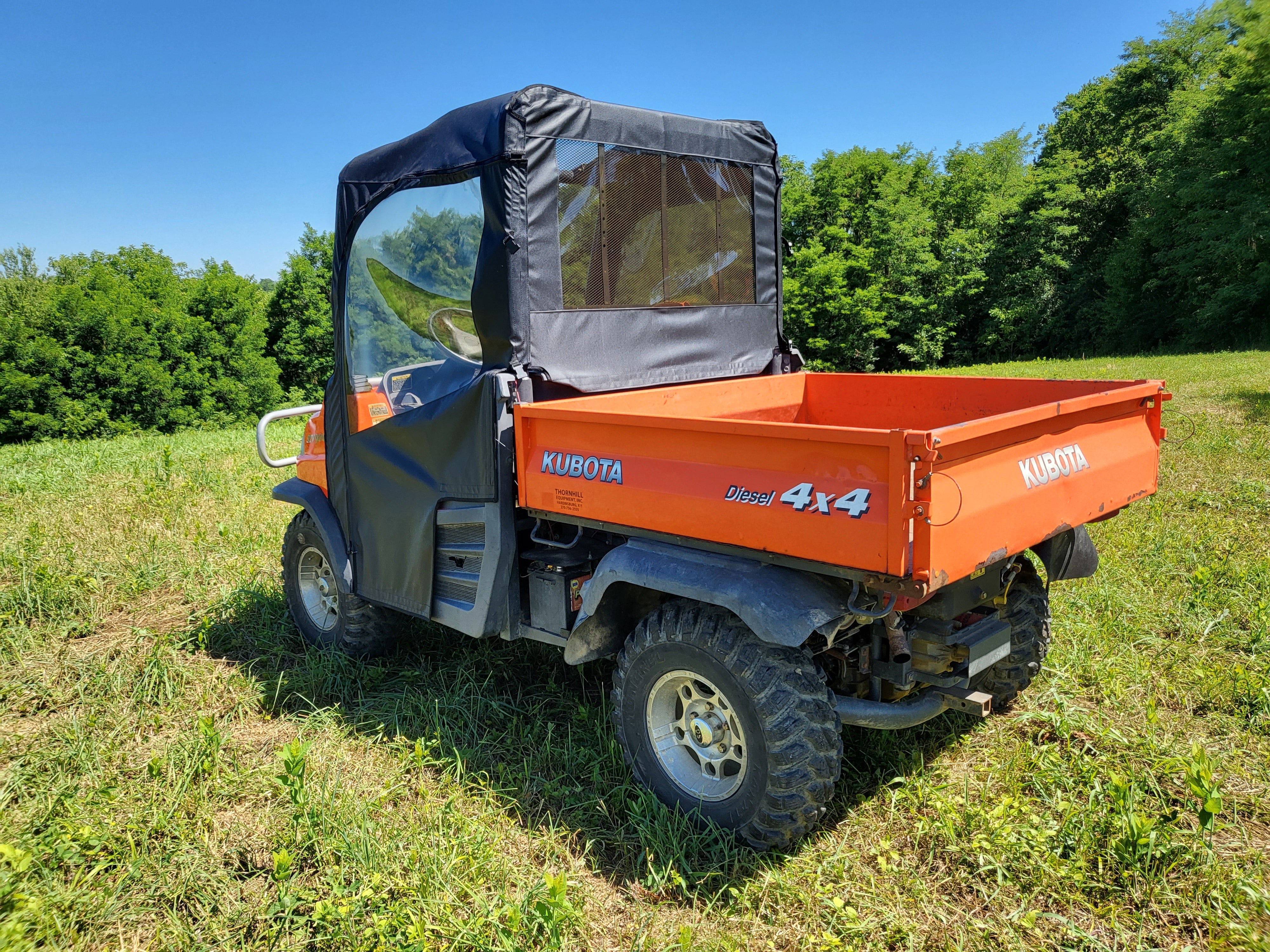 Photo of Kubota RTV 900/1120 - Door/Rear Window Combo by 3 Star UTV - Premium Enclosures for UTVs / Side by Sides