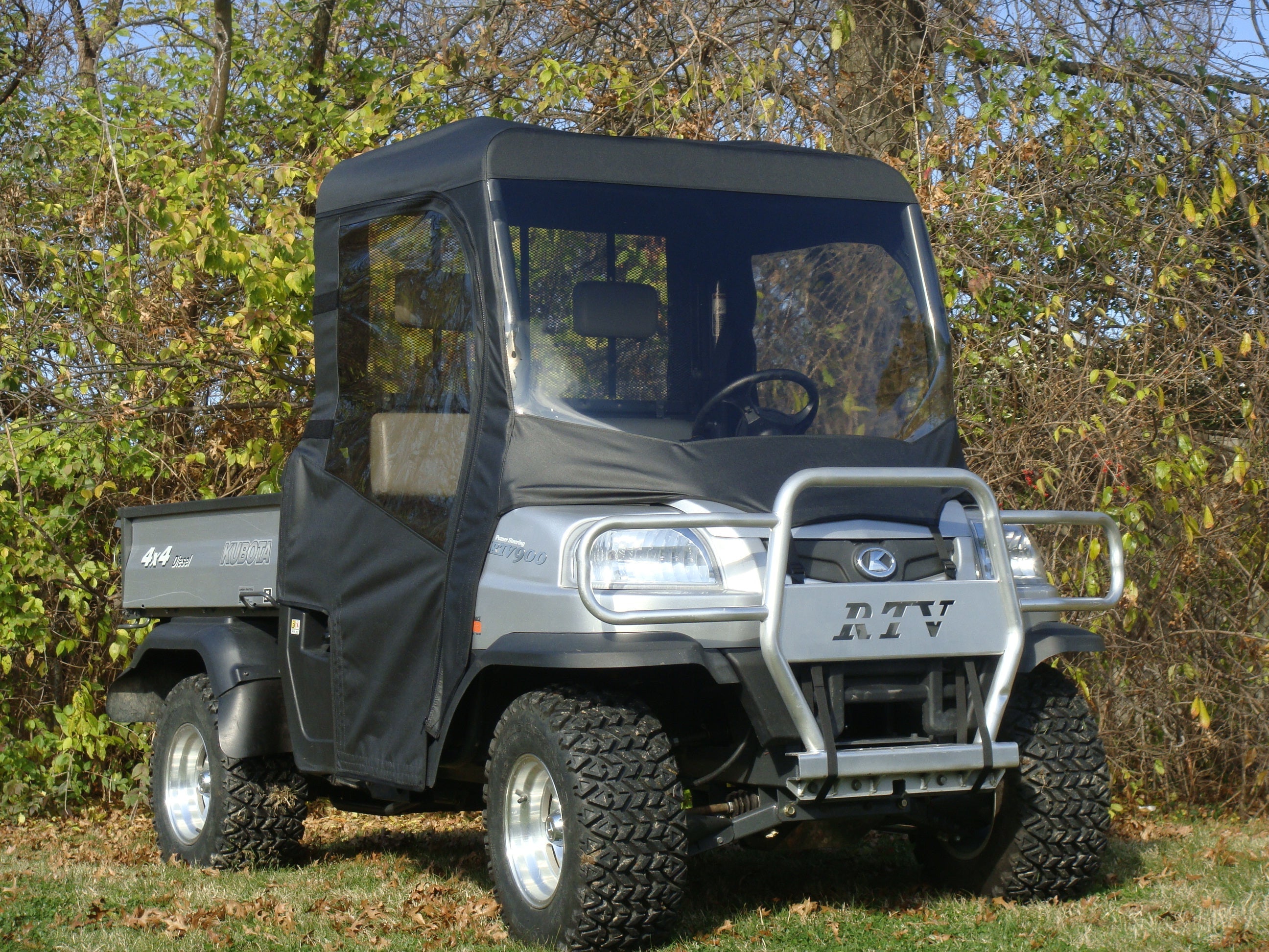 Photo of Kubota RTV 900/1120 Full Cab Enclosure with Vinyl Windshield by 3 Star UTV - Premium Enclosures for UTVs / Side by Sides