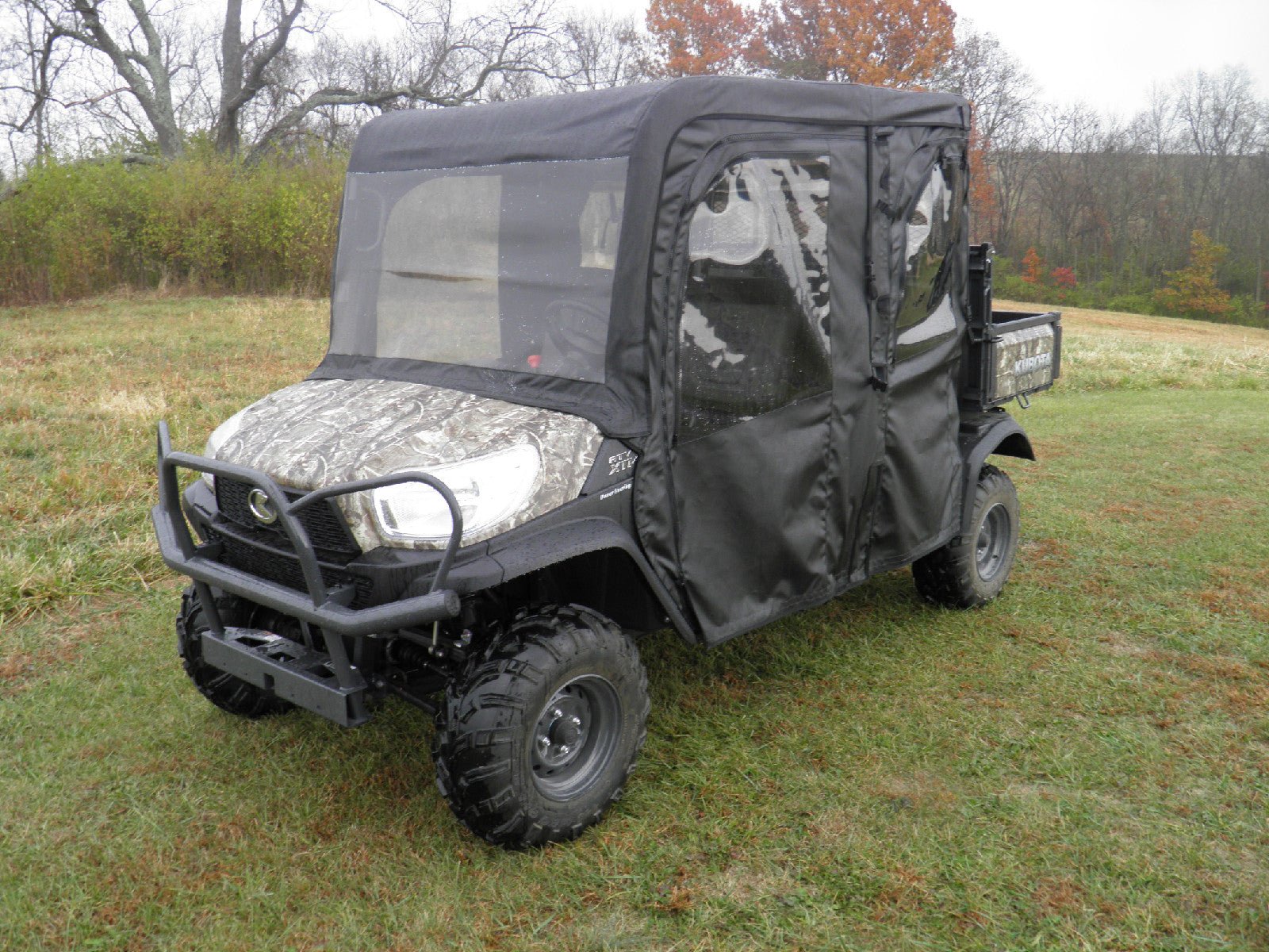Photo of Kubota RTV X1140 - Full Cab Enclosure with Vinyl Windshield by 3 Star UTV - Premium Enclosures for UTVs / Side by Sides