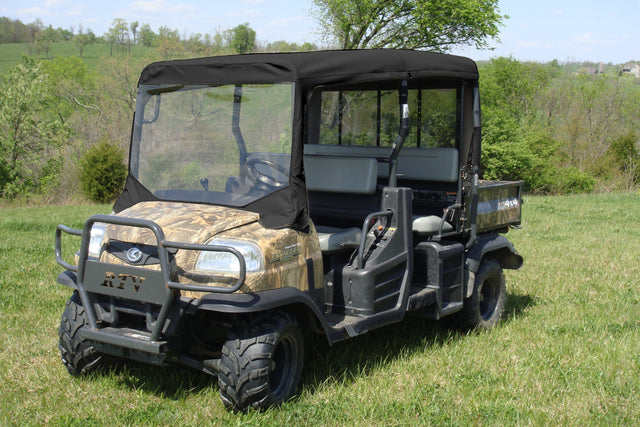 Photo of Kubota RTV X1140 - Vinyl Windshield/Top Combo by 3 Star UTV - Premium Enclosures for UTVs / Side by Sides