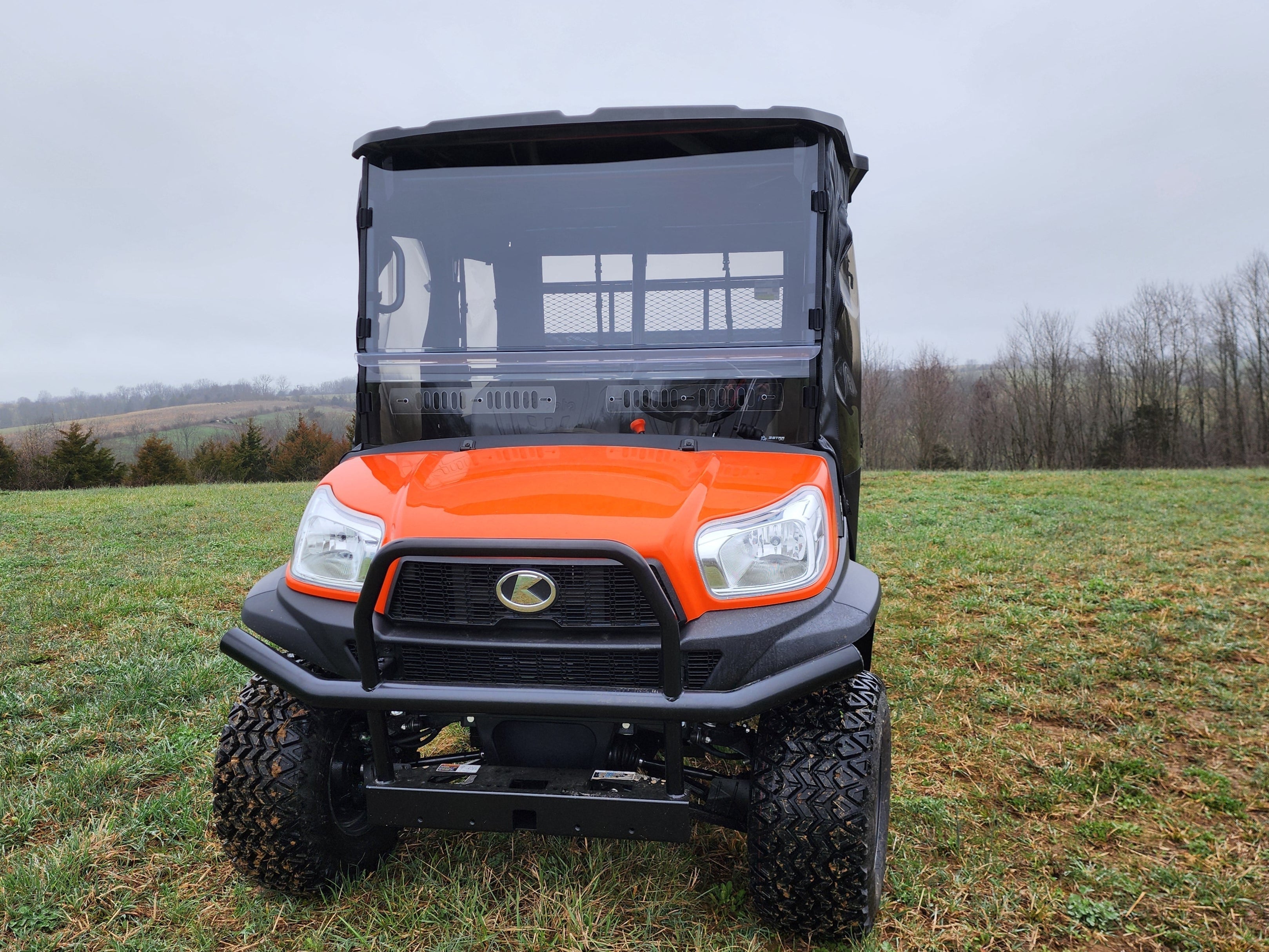 Photo of Kubota RTV X1140 - 2 Pc General-Purpose Windshield by 3 Star UTV - Premium Windshields for UTVs / Side by Sides