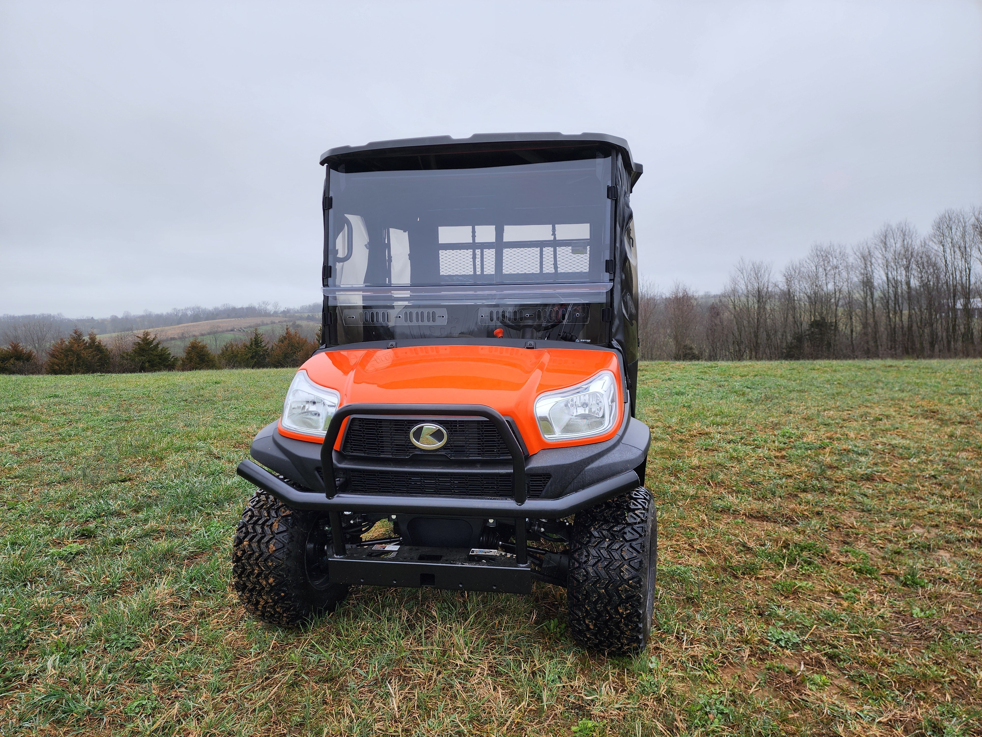 Photo of Kubota RTV X1140 - 2 Pc Scratch-Resistant Windshield by 3 Star UTV - Premium Windshields for UTVs / Side by Sides