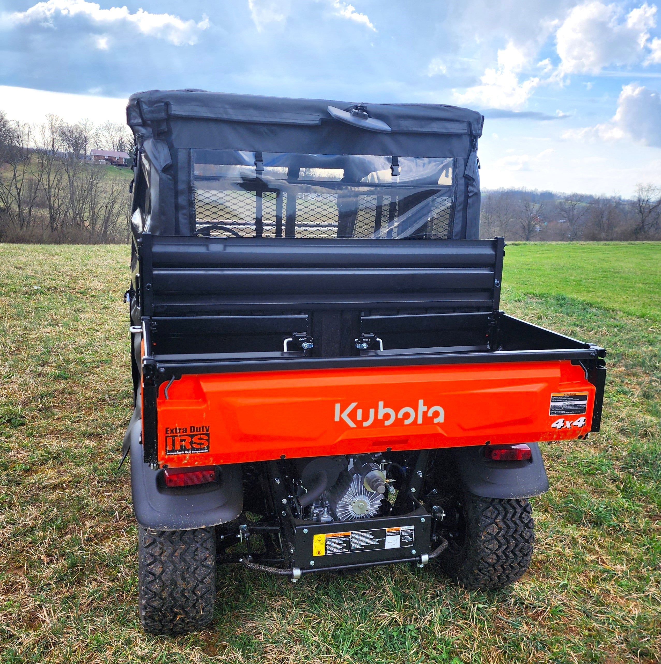 Photo of Kubota RTV X1140 - Full Cab Enclosure for Hard Windshield by 3 Star UTV - Premium Enclosures for UTVs / Side by Sides