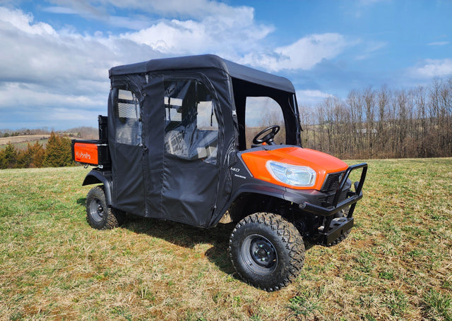 Photo of Kubota RTV X1140 - Full Cab Enclosure for Hard Windshield by 3 Star UTV - Premium Enclosures for UTVs / Side by Sides