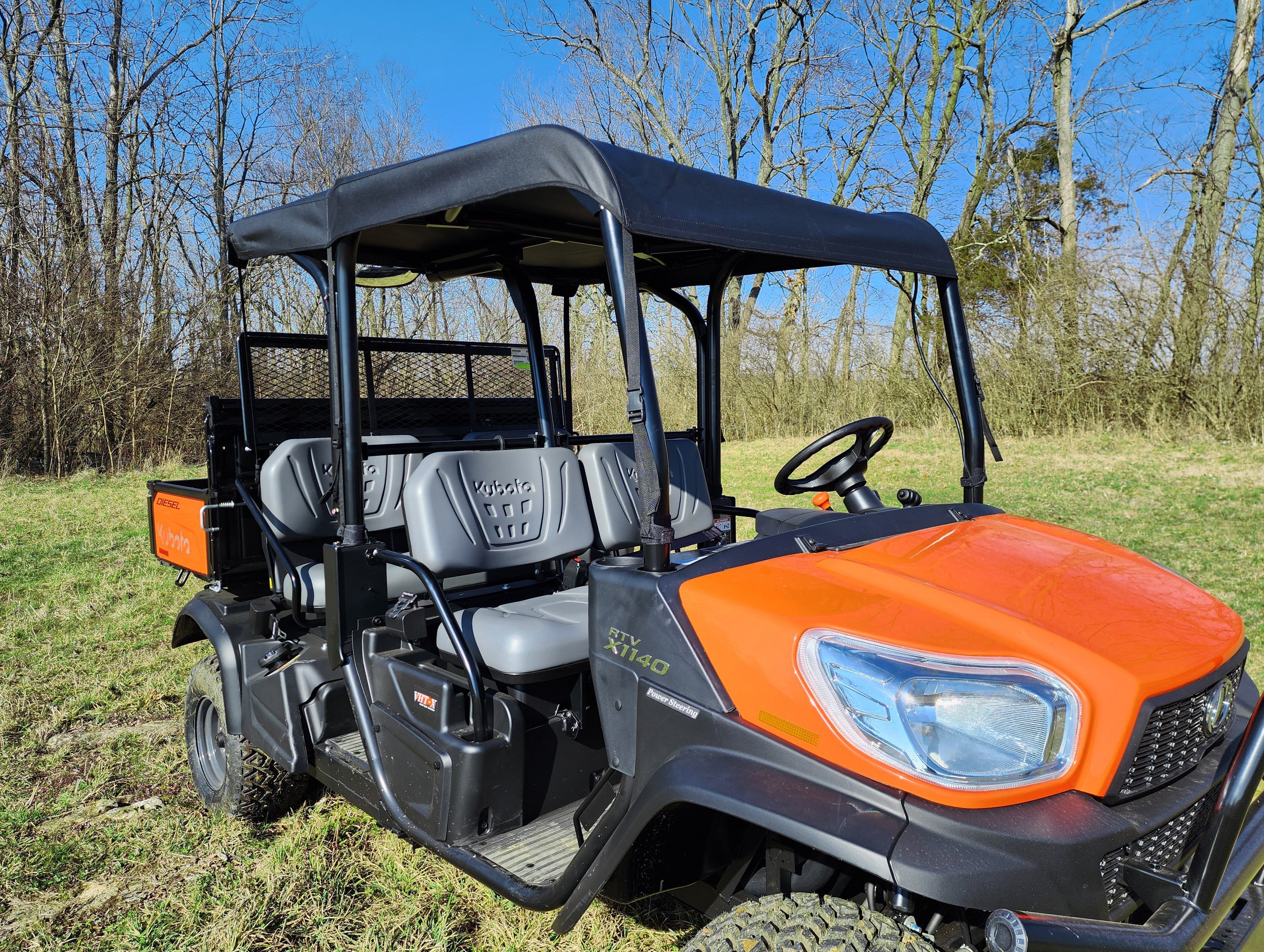 Photo of Kubota RTV X1140 - Soft Top by 3 Star UTV - Premium Enclosures for UTVs / Side by Sides