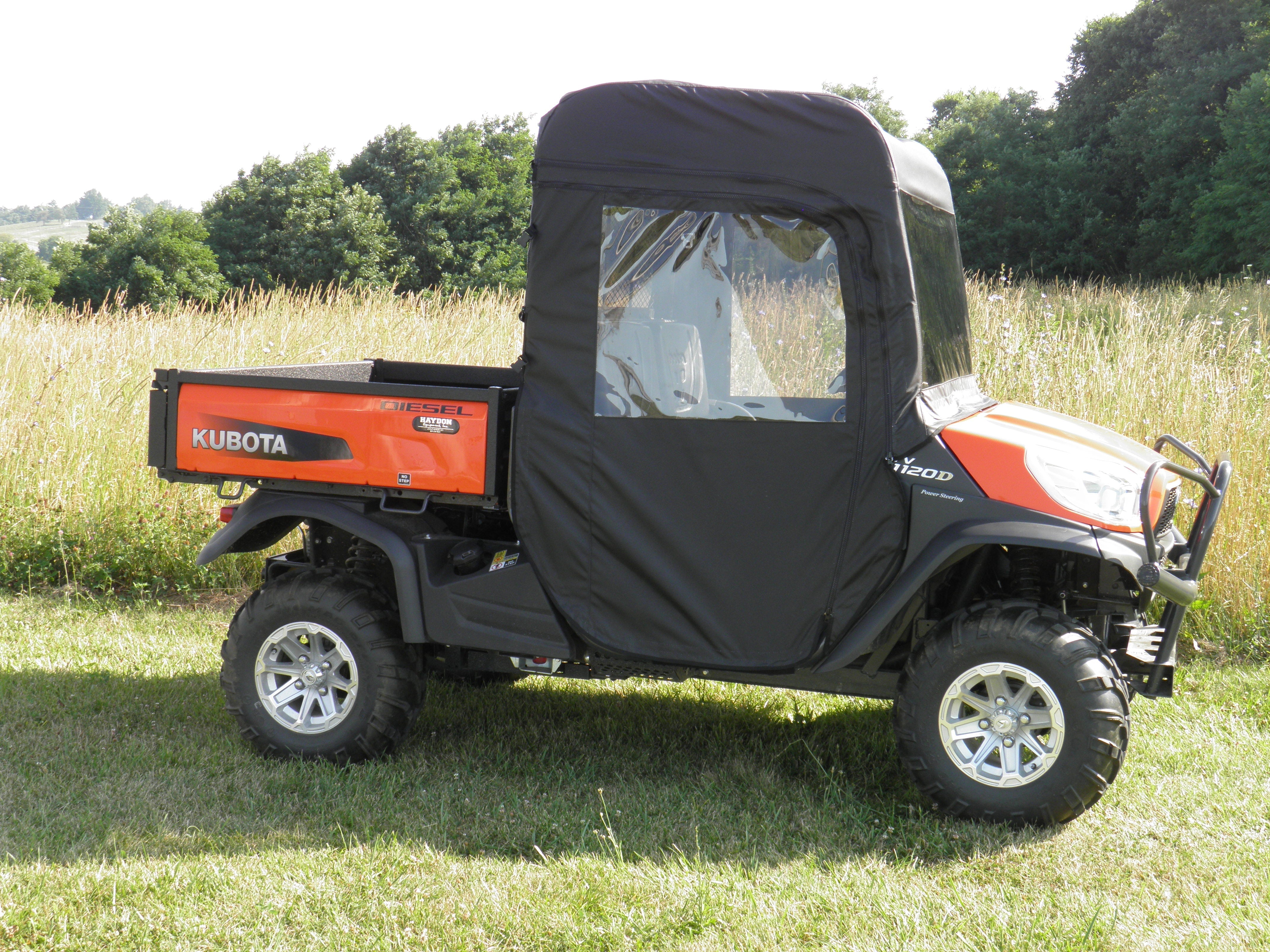Photo of Kubota RTV X900/X1120 - Full Cab Enclosure with Vinyl Windshield by 3 Star UTV - Premium Enclosures for UTVs / Side by Sides