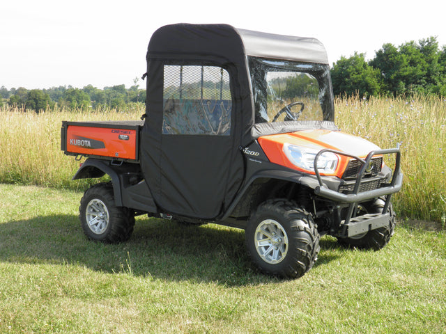 Photo of Kubota RTV X900/X1120 - Full Cab Enclosure with Vinyl Windshield by 3 Star UTV - Premium Enclosures for UTVs / Side by Sides