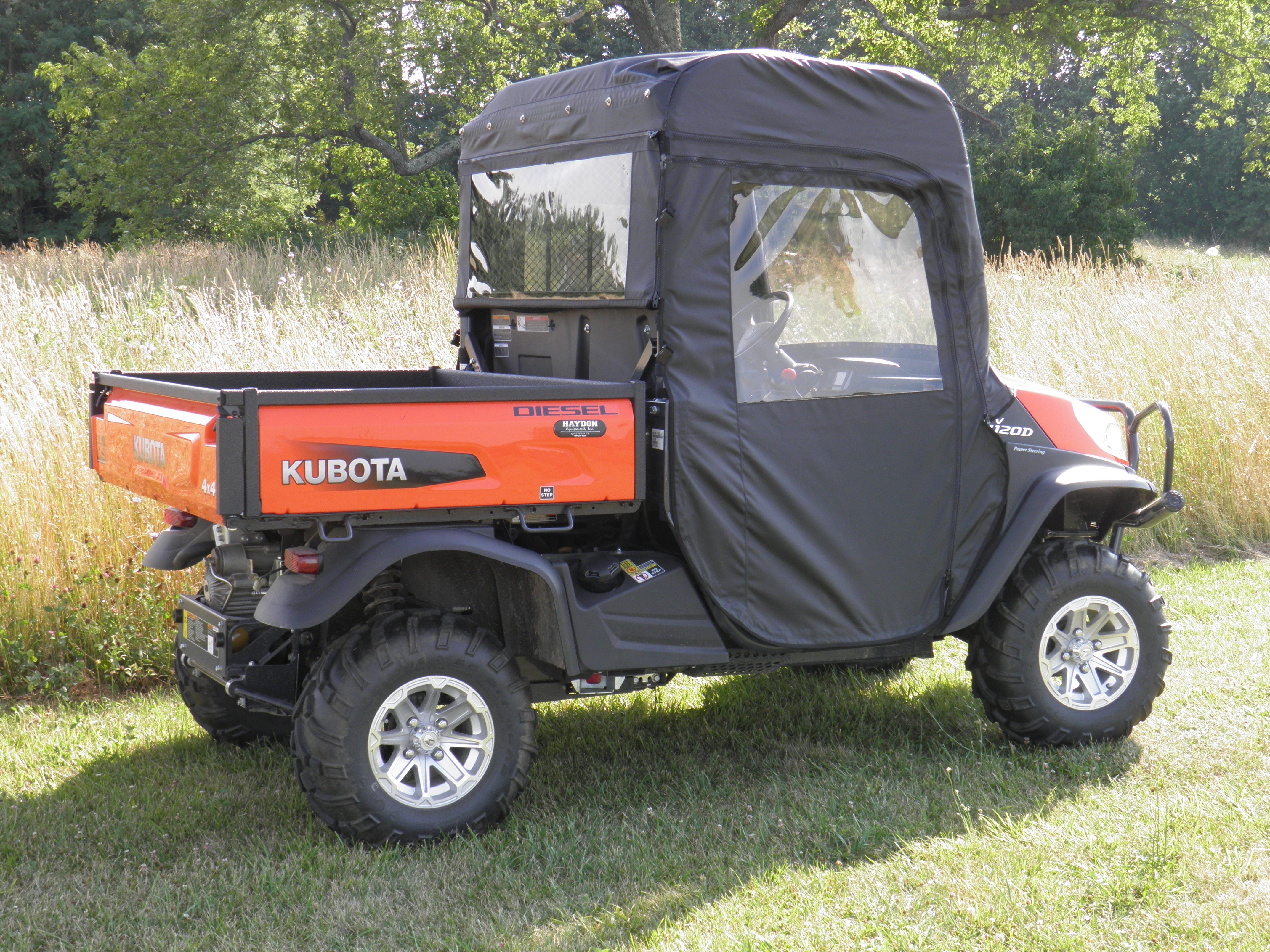 Photo of Kubota RTV X900/X1120 - Full Cab Enclosure for Hard Windshield by 3 Star UTV - Premium Enclosures for UTVs / Side by Sides