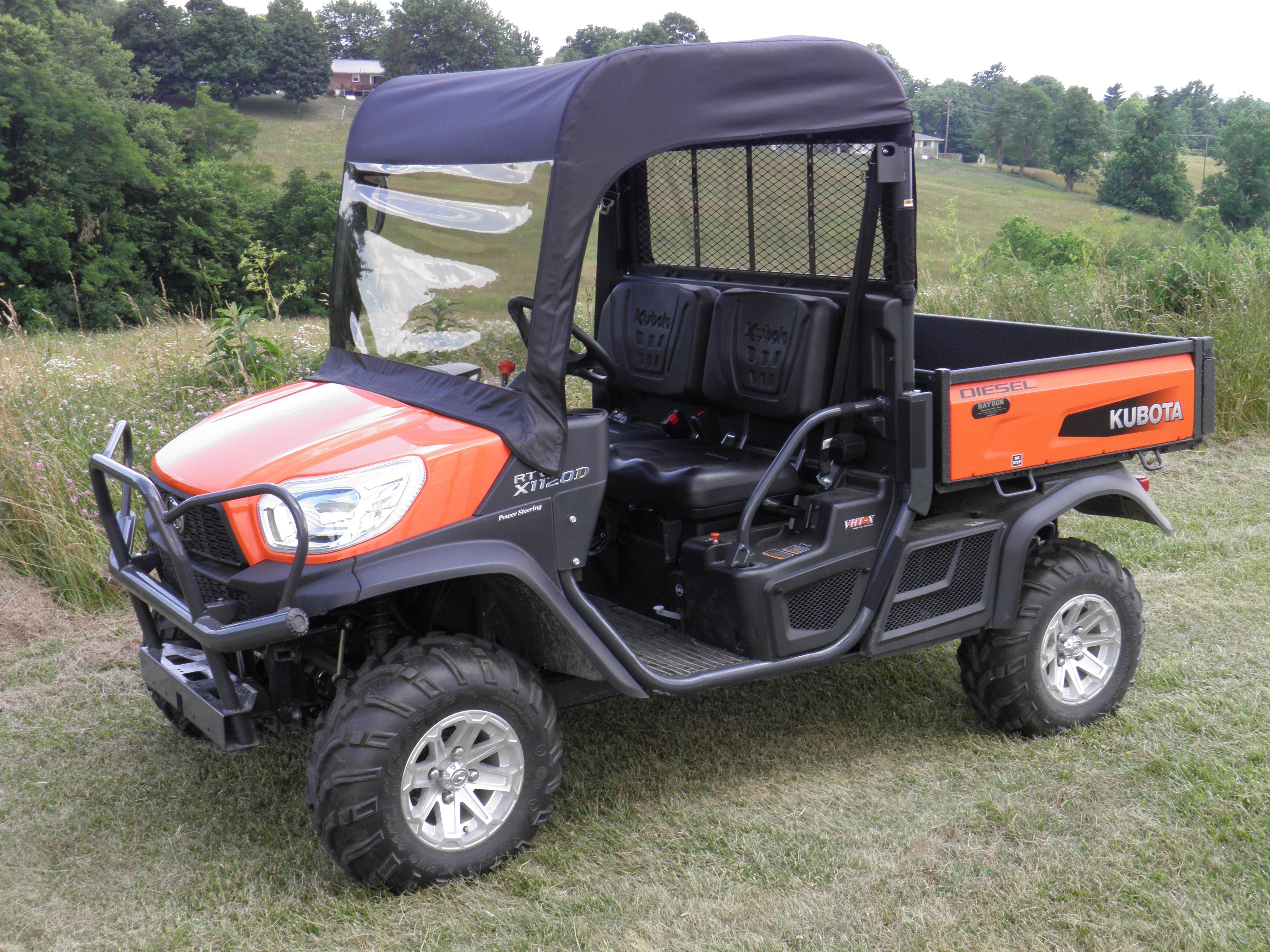 Photo of Kubota RTV X900/X1120 - Vinyl Windshield/Top/Rear Combo by 3 Star UTV - Premium Enclosures for UTVs / Side by Sides