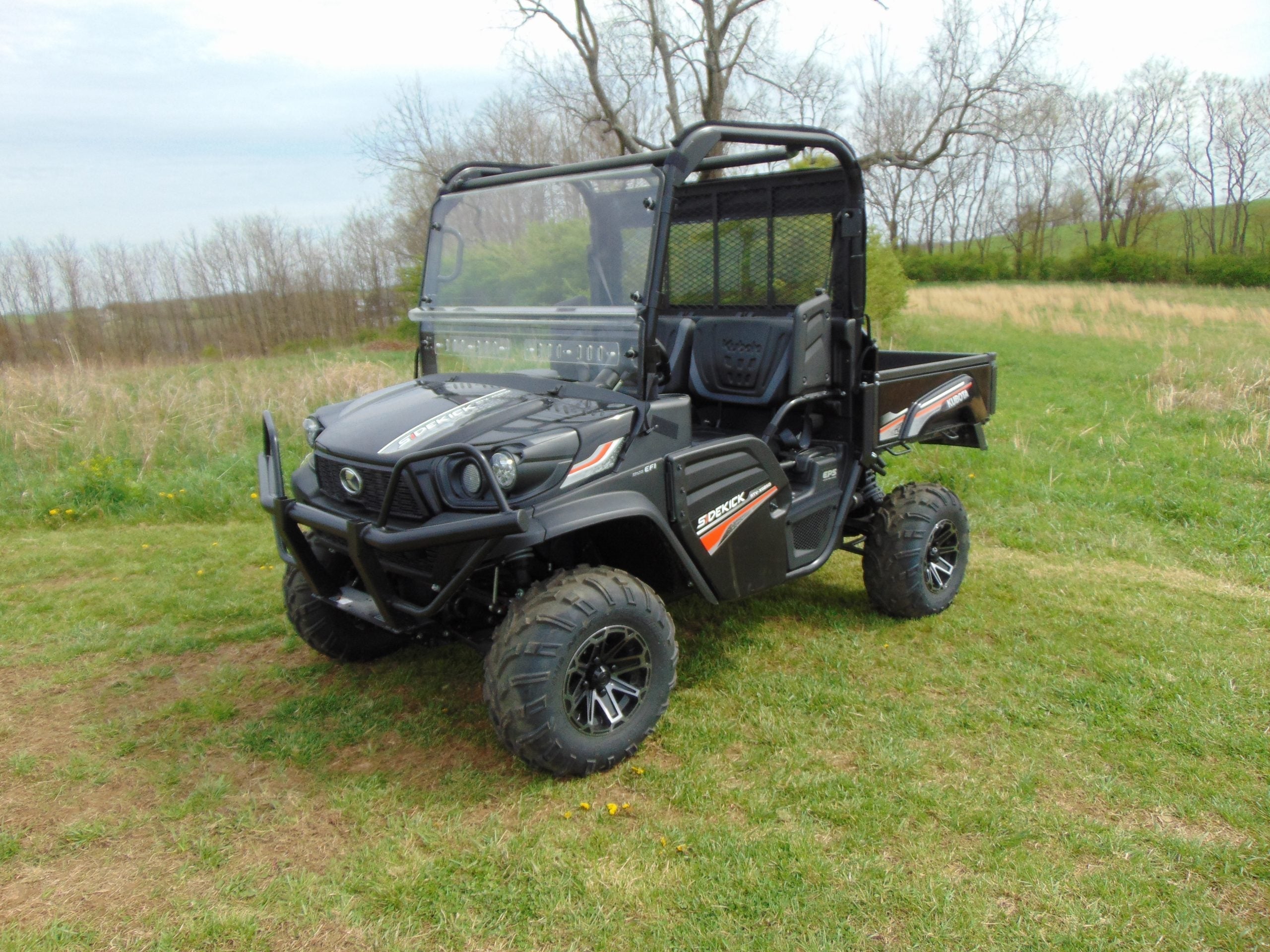 Photo of Kubota RTV XG850 (Sidekick) - 2 pc Scratch-Resistant Windshield by 3 Star UTV - Premium Windshields for UTVs / Side by Sides
