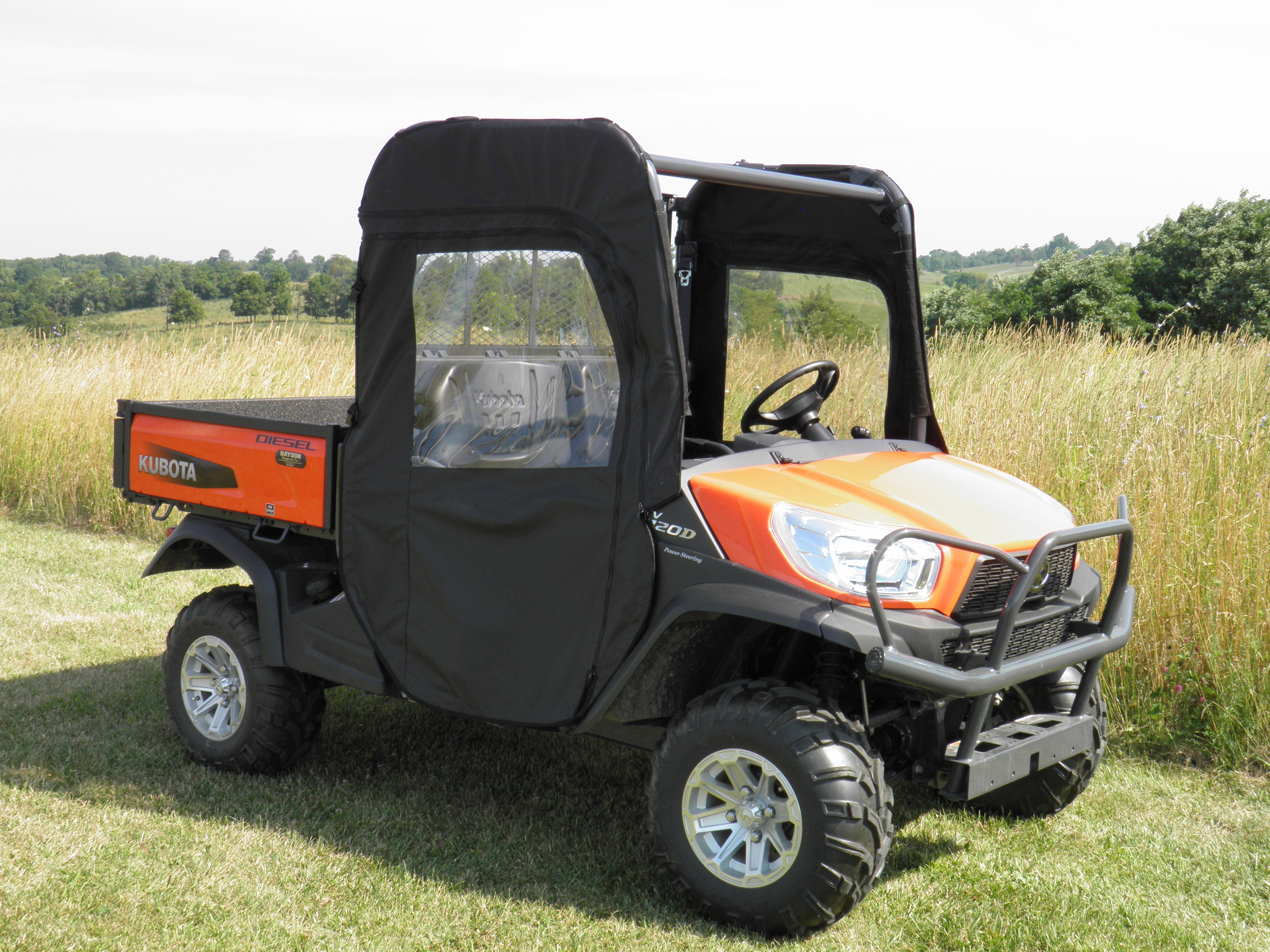 Photo of Kubota RTV XG850 (Sidekick) - Door/Rear Window Combo (Full Doors) by 3 Star UTV - Premium Enclosures for UTVs / Side by Sides