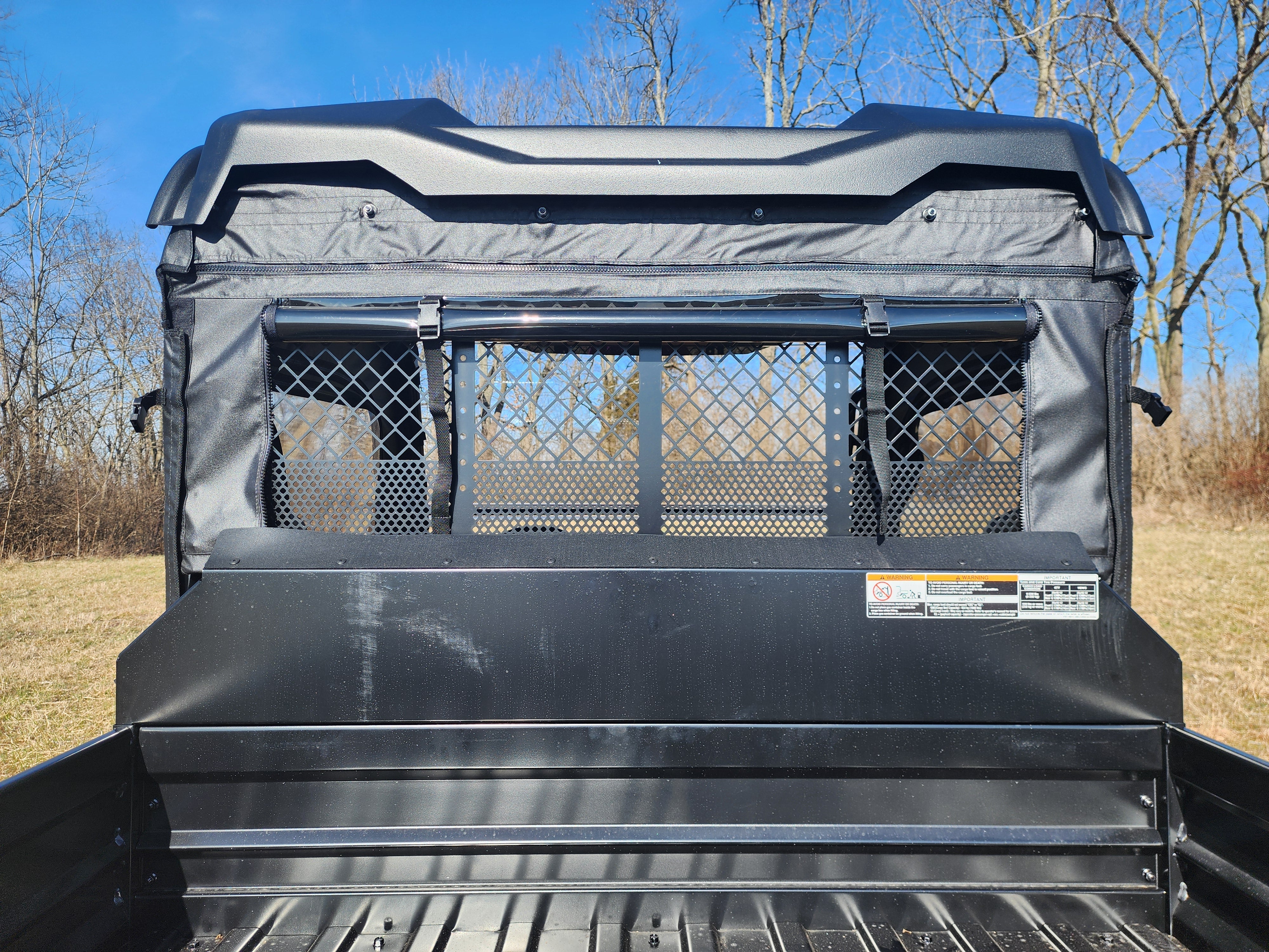 Photo of Kubota RTV XG850 (Sidekick) - Door/Rear Window Combo (Half Doors) by 3 Star UTV - Premium Enclosures for UTVs / Side by Sides