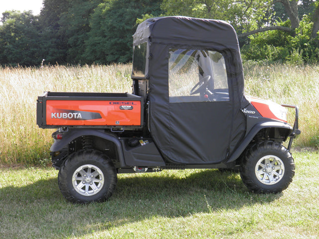 Photo of Kubota RTV XG850 (Sidekick) - Full Cab Enclosure for Hard Windshield (Full Doors) by 3 Star UTV - Premium Enclosures for UTVs / Side by Sides