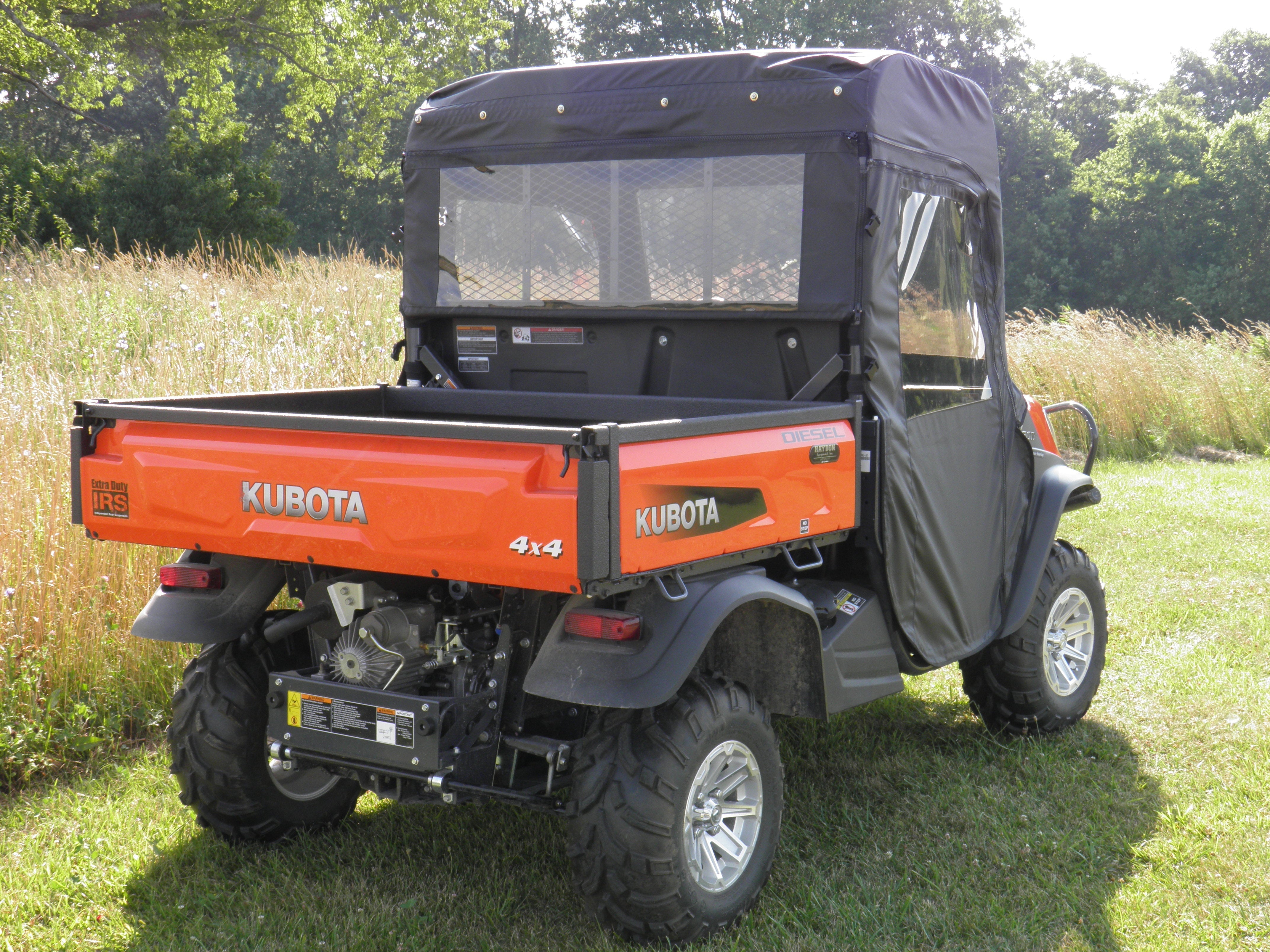 Photo of Kubota RTV XG850 (Sidekick) - Full Cab Enclosure for Hard Windshield (Full Doors) by 3 Star UTV - Premium Enclosures for UTVs / Side by Sides